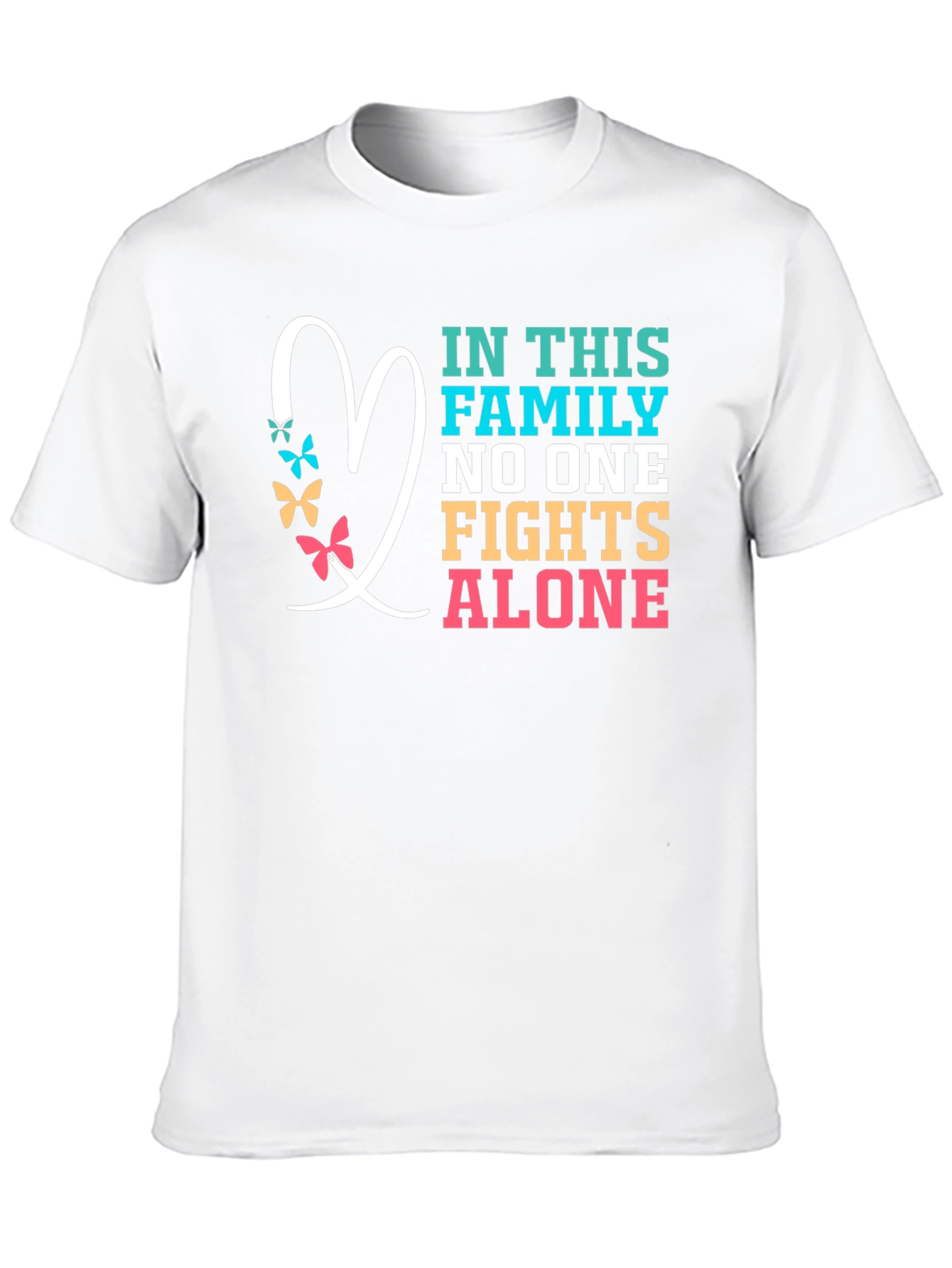 Family Fights Alone Graphic Tee
