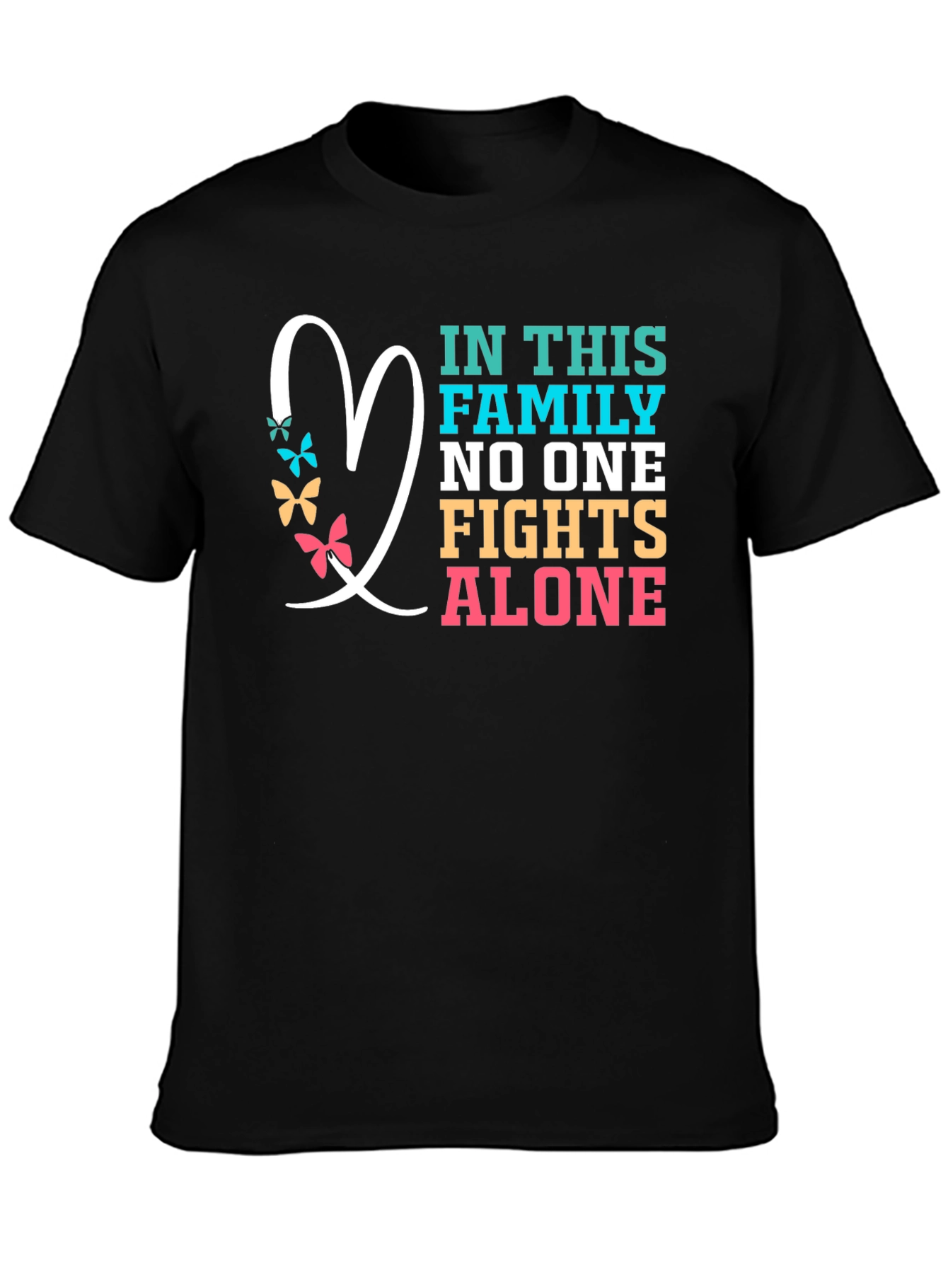 Family Fights Alone Graphic Tee