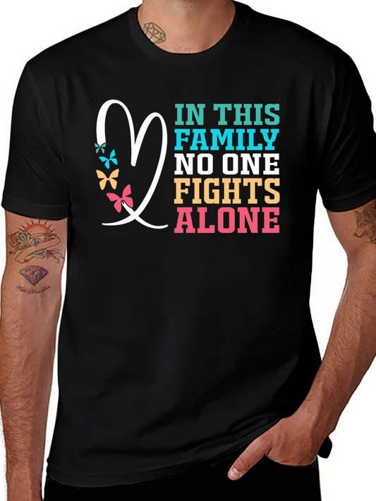Family Fights Alone Graphic Tee