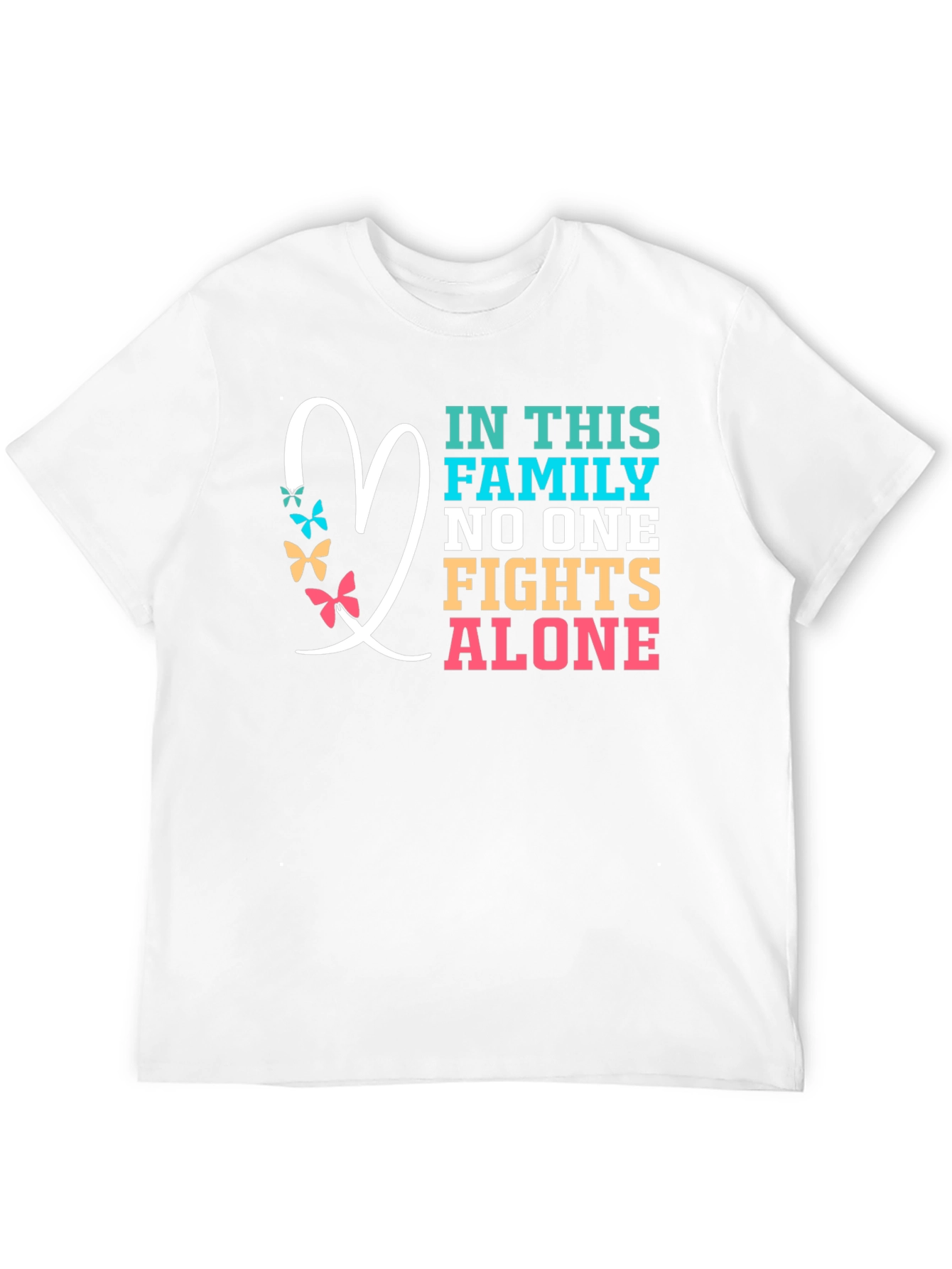 Family Fights Alone Graphic Tee