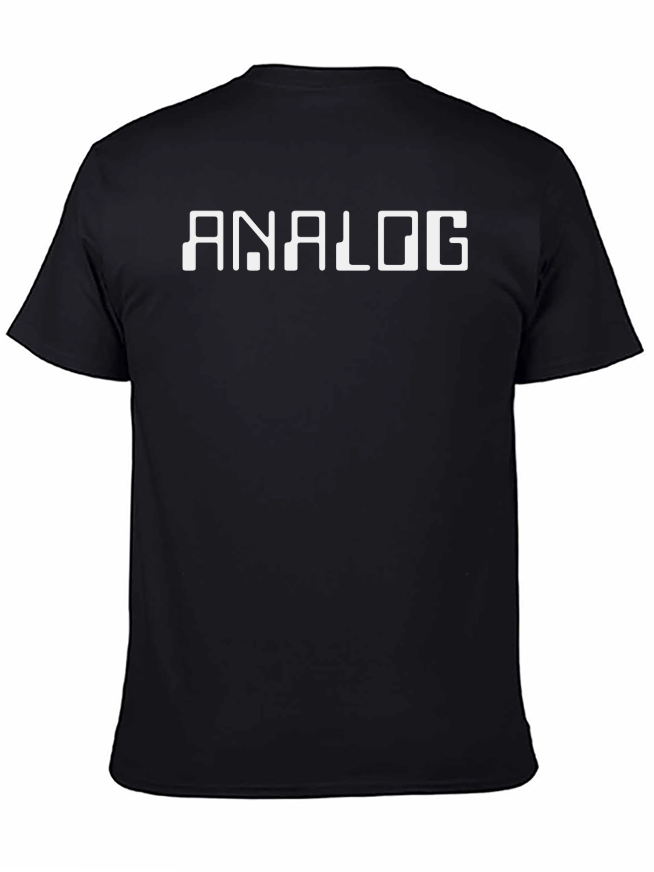 Analog Graphic Tee - Classic Black Cotton T-Shirt