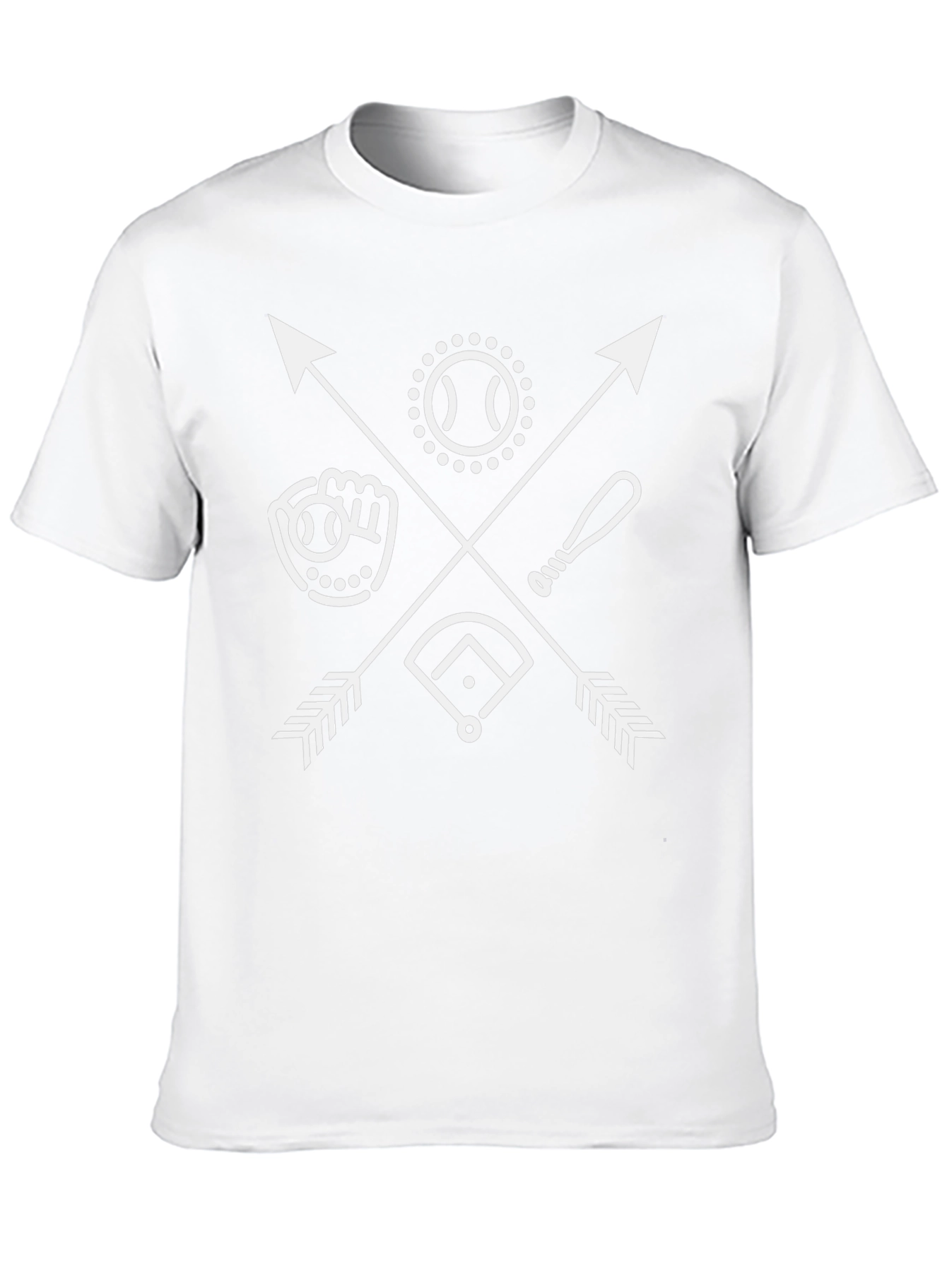 Baseball Arrows Graphic Tee