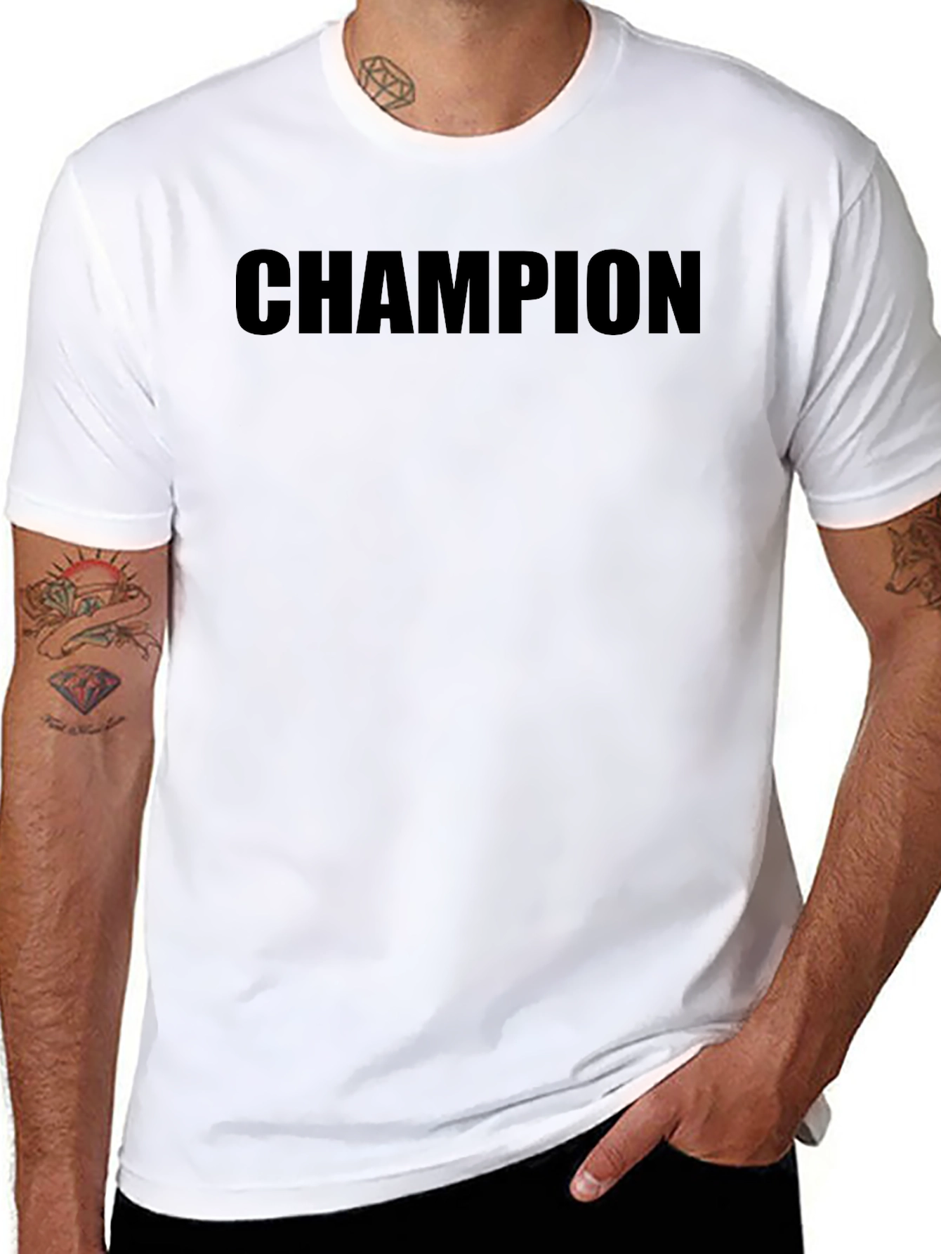 Champion Graphic Tee - Classic Comfort