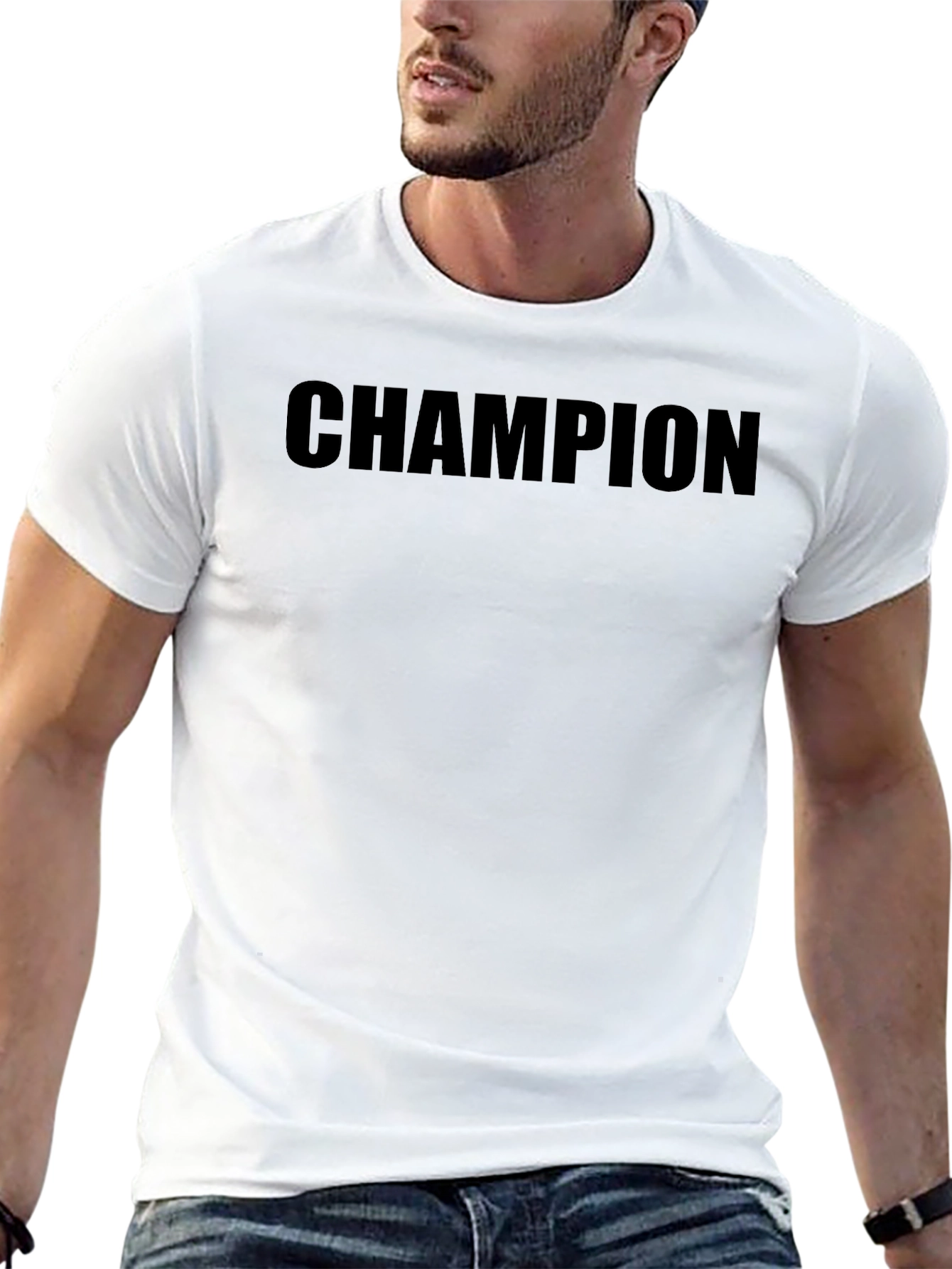 Champion Graphic Tee - Classic Comfort
