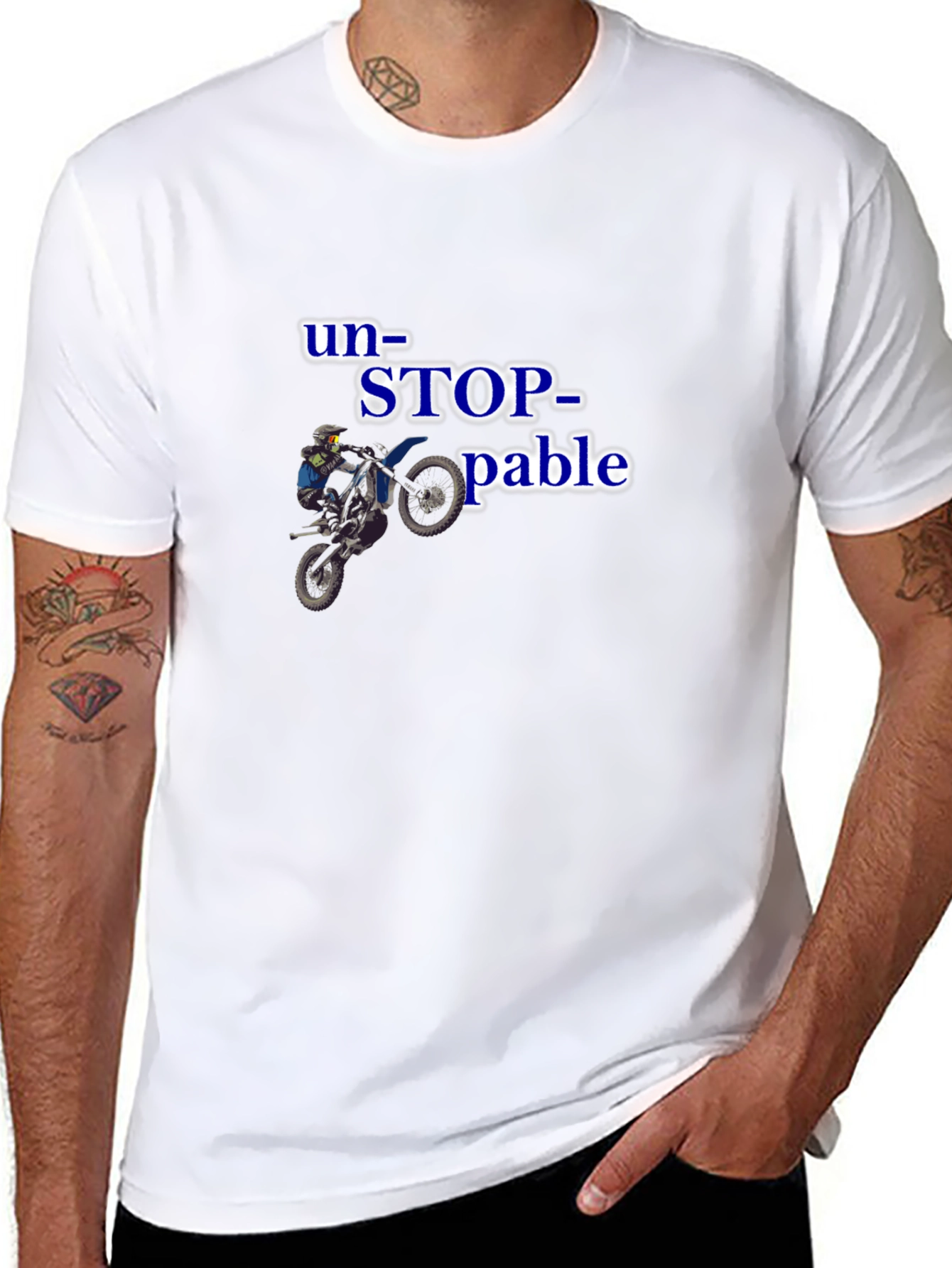 Unstoppable Motocross Black T-Shirt