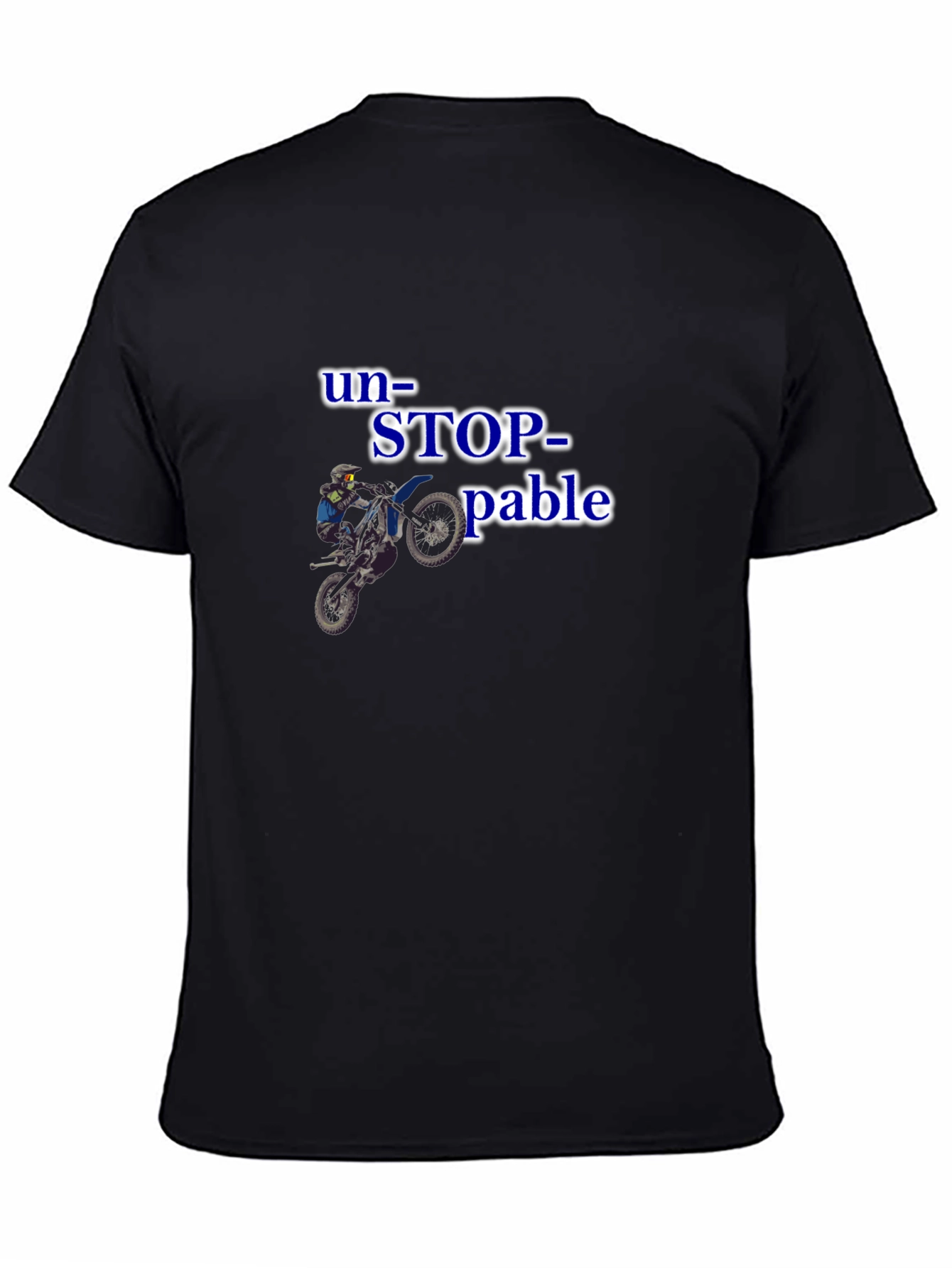 Unstoppable Motocross Black T-Shirt