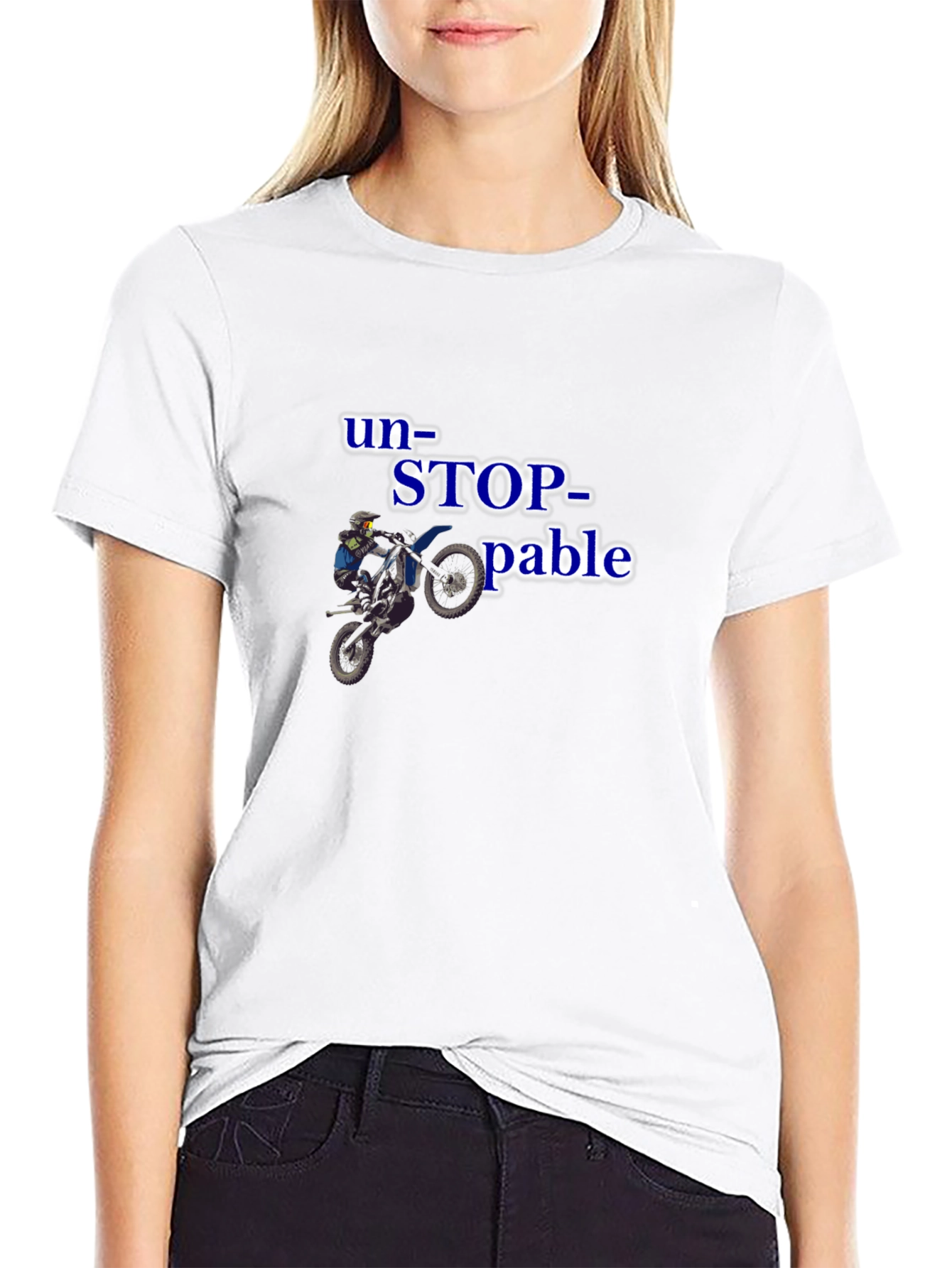 Unstoppable Motocross Black T-Shirt