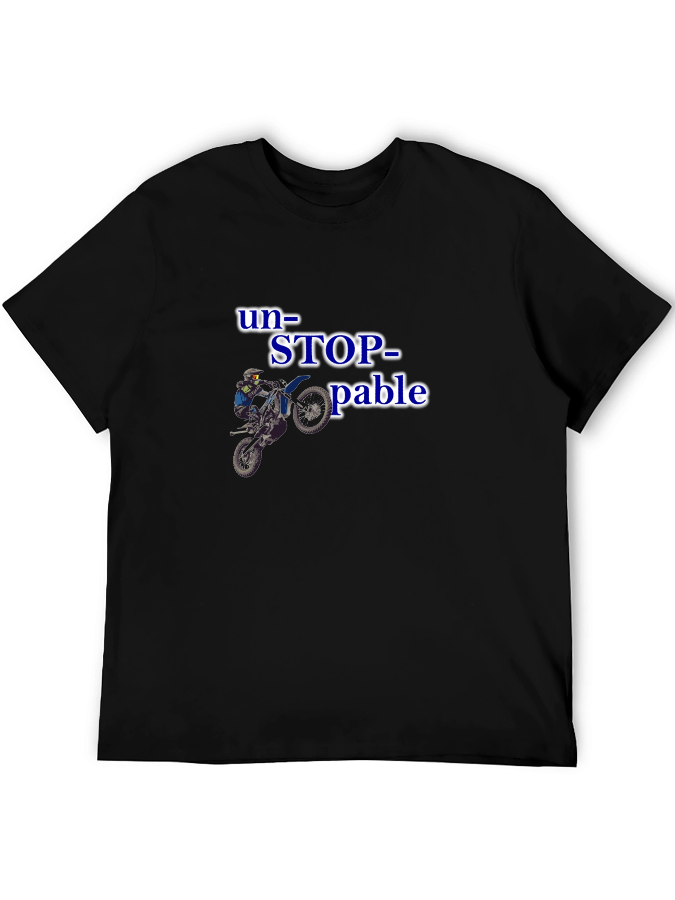 Unstoppable Motocross Black T-Shirt