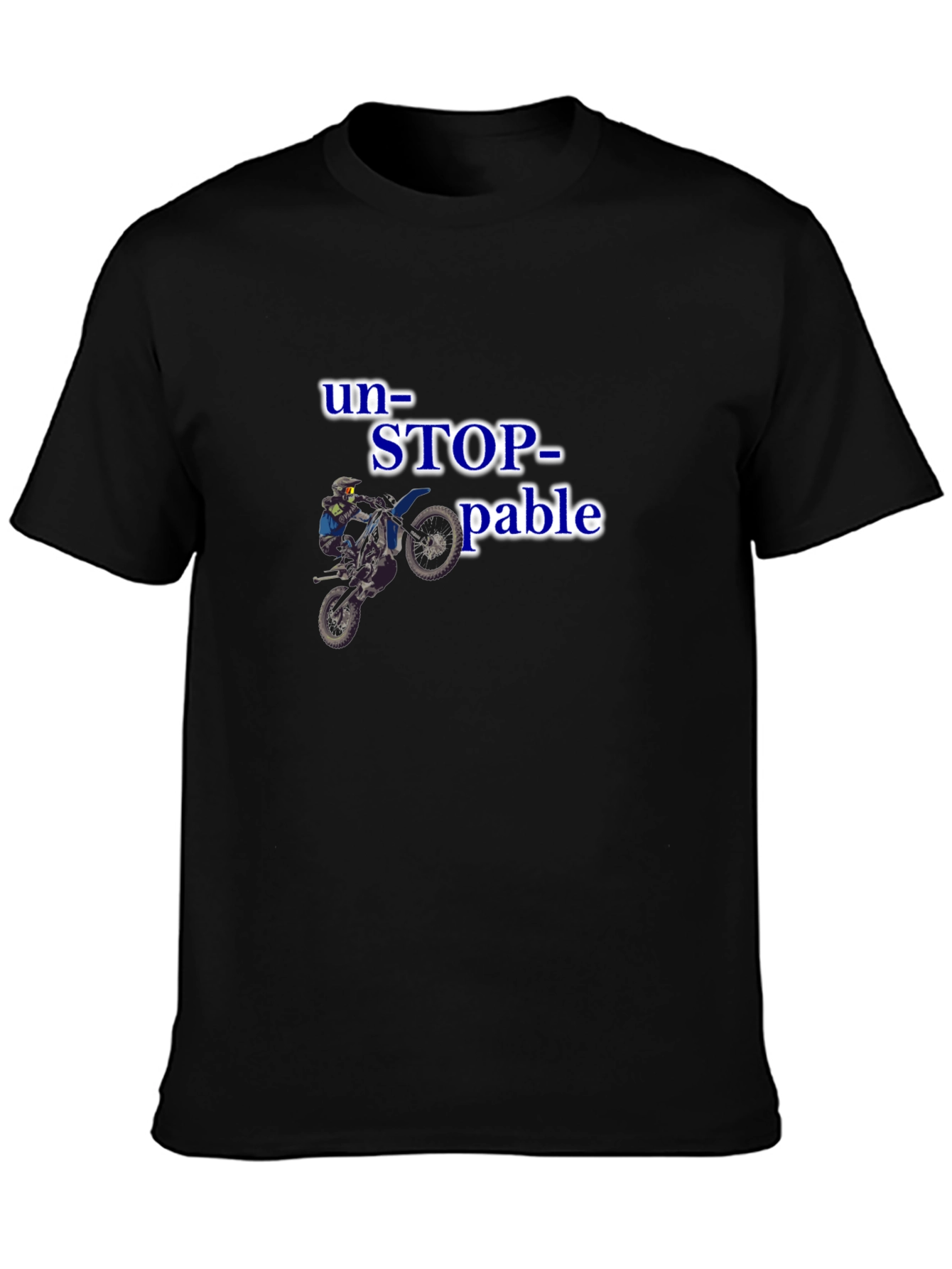 Unstoppable Motocross Black T-Shirt