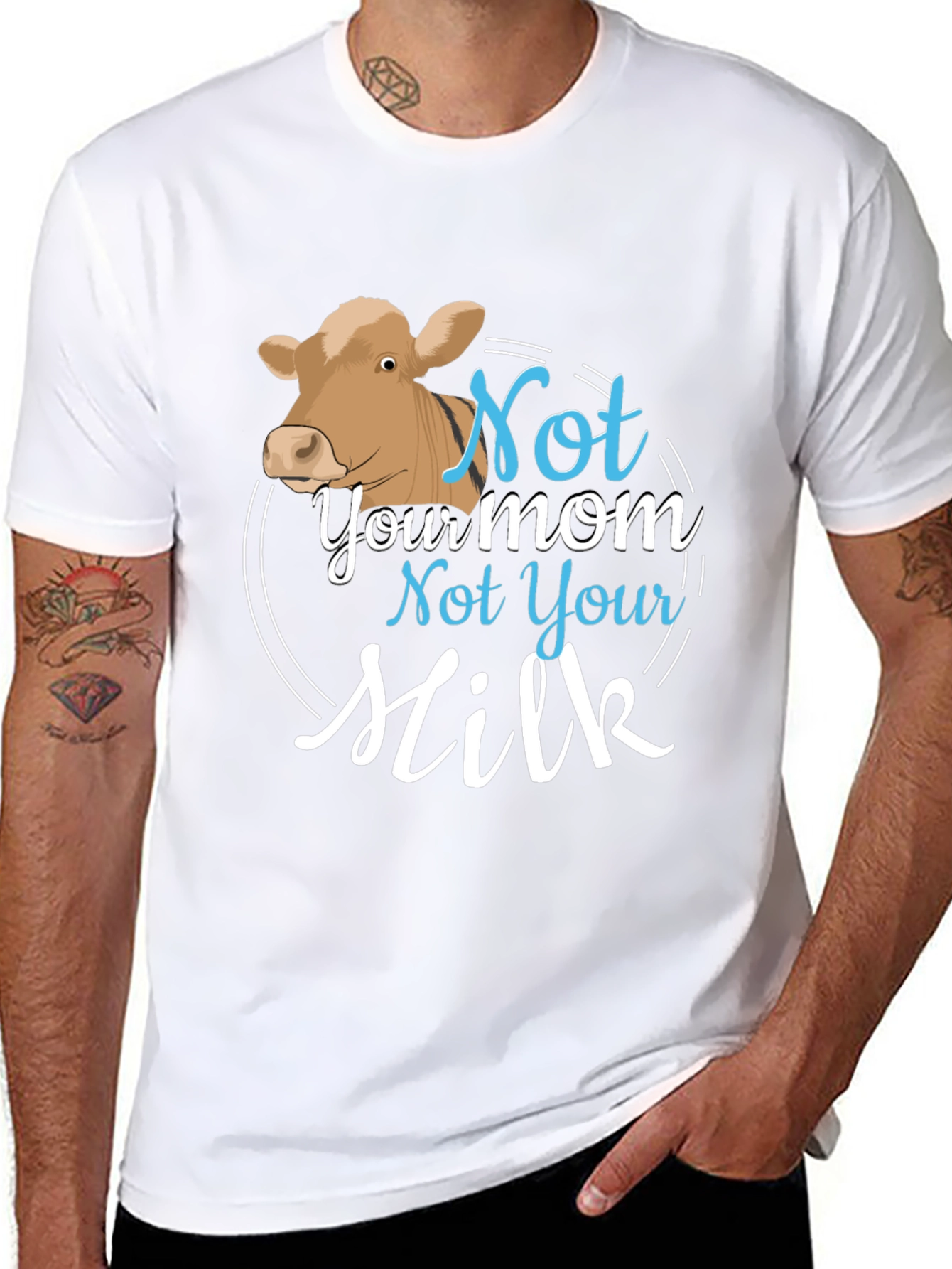 Vegan Not Your Mom Not Your Milk T-Shirt