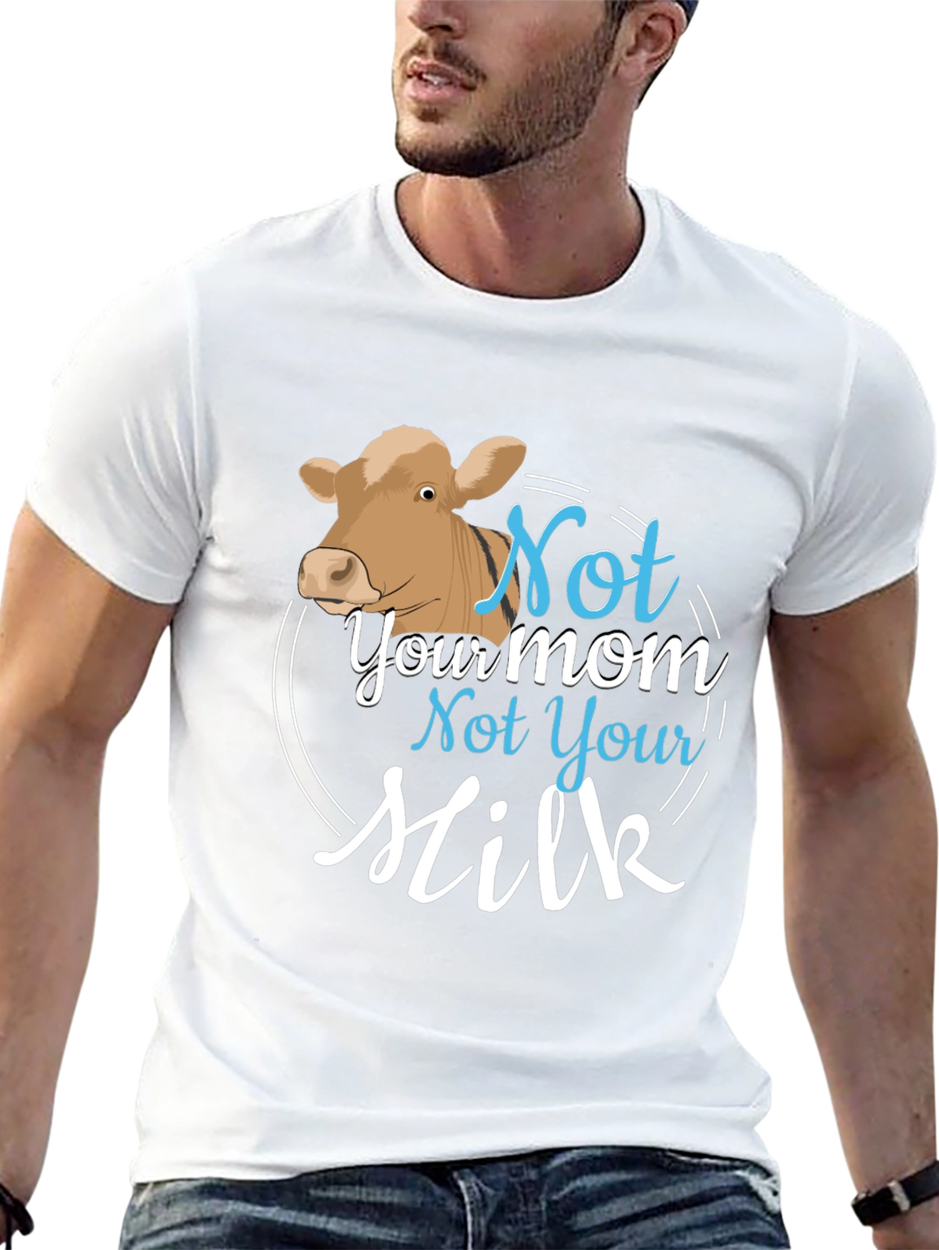 Vegan Not Your Mom Not Your Milk T-Shirt
