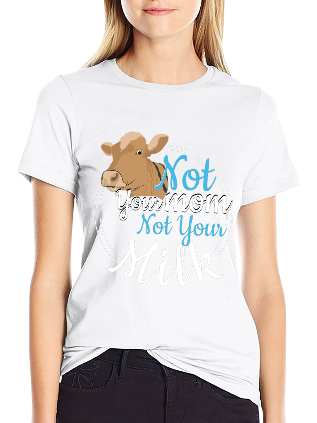 Vegan Not Your Mom Not Your Milk T-Shirt