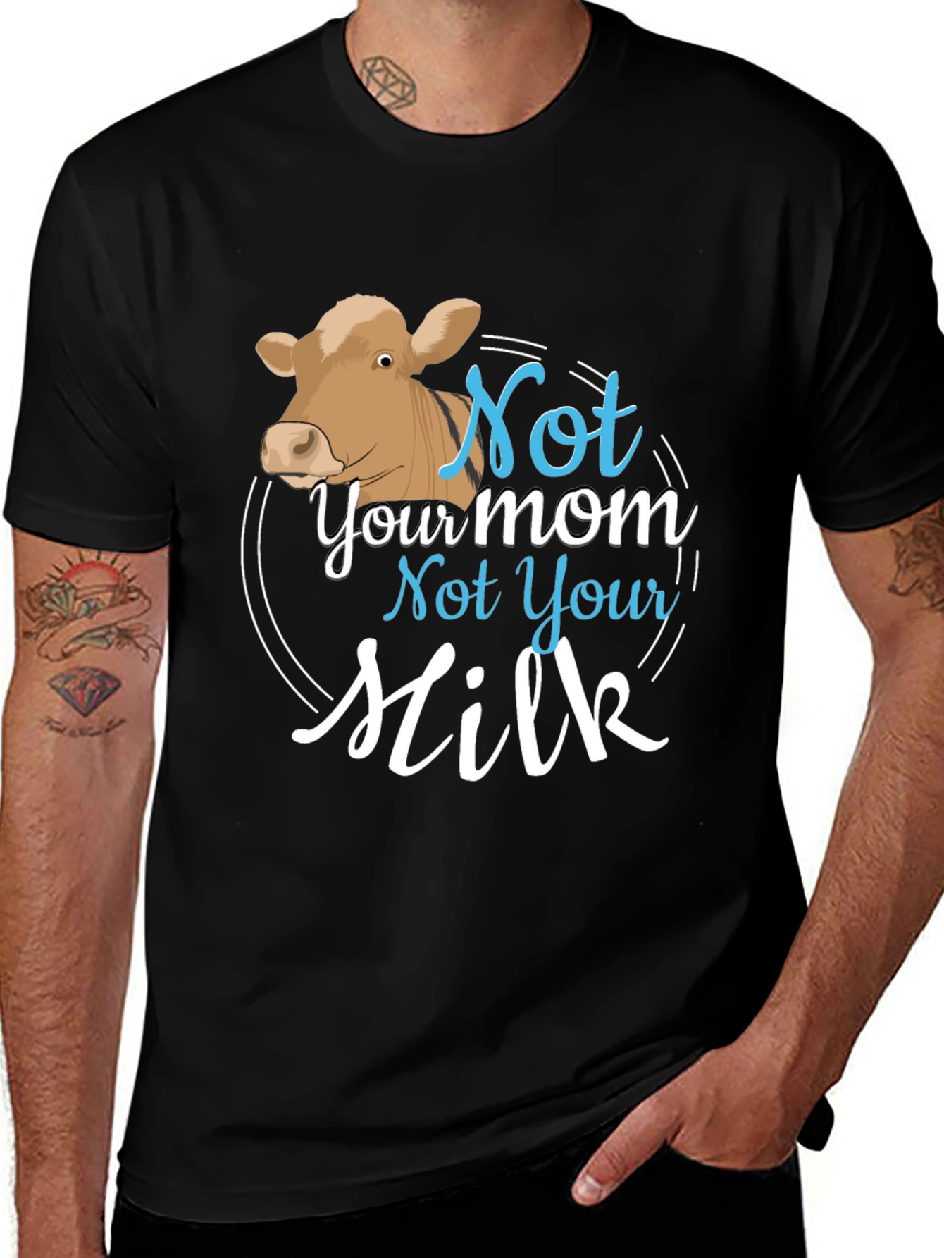 Vegan Not Your Mom Not Your Milk T-Shirt
