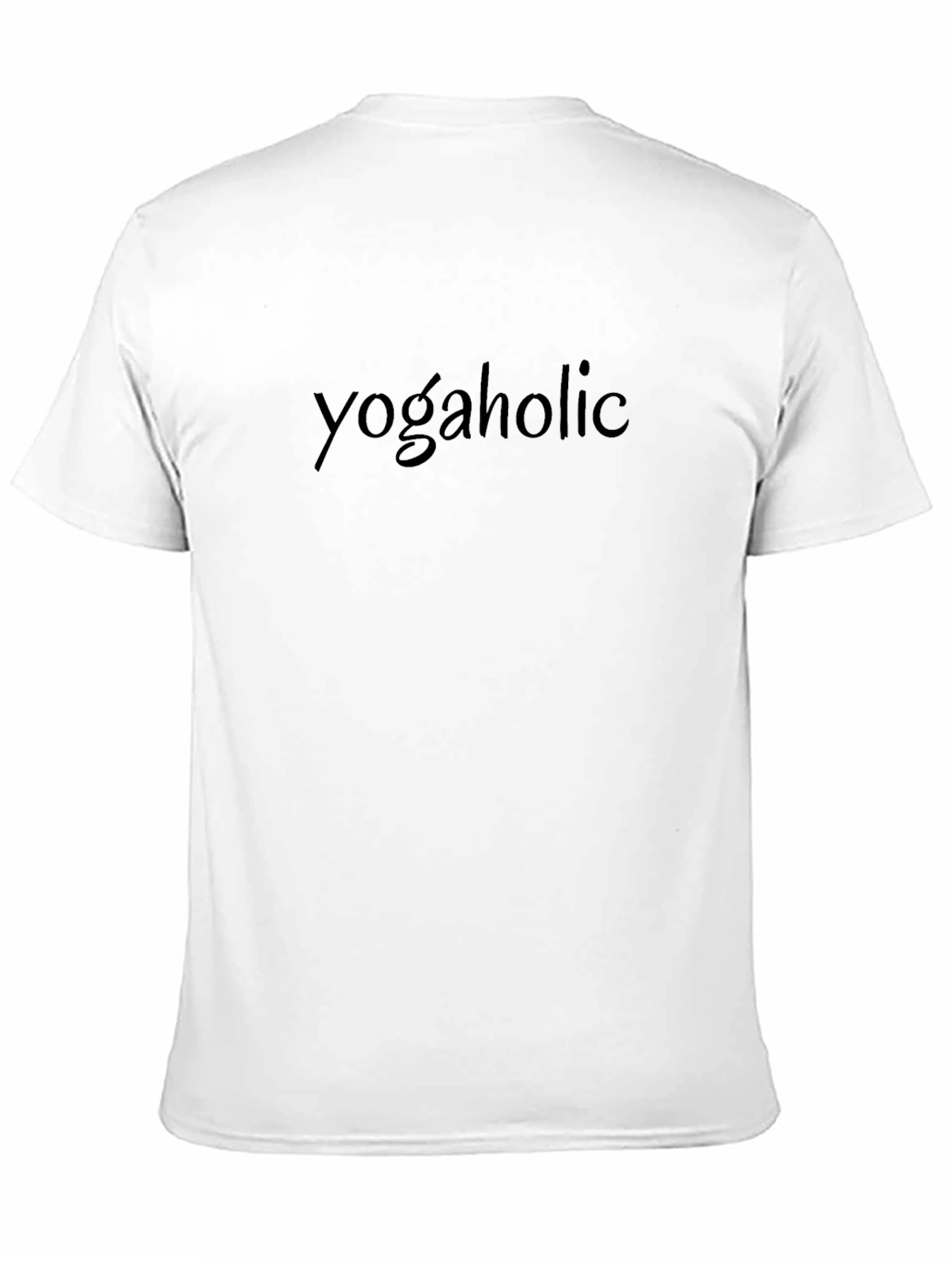 Yogaholic Black T-Shirt - Yoga Enthusiast Apparel