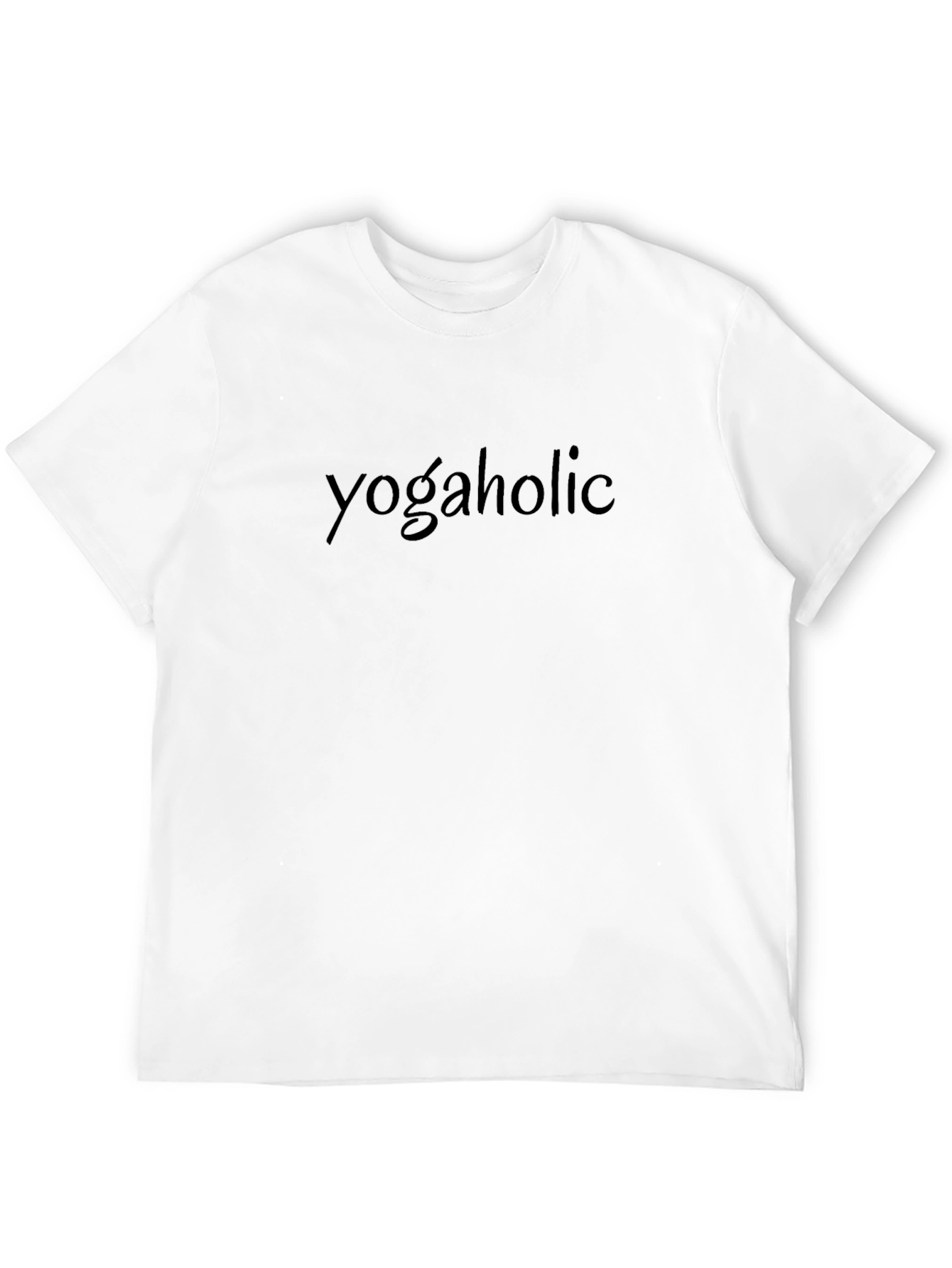 Yogaholic Black T-Shirt - Yoga Enthusiast Apparel