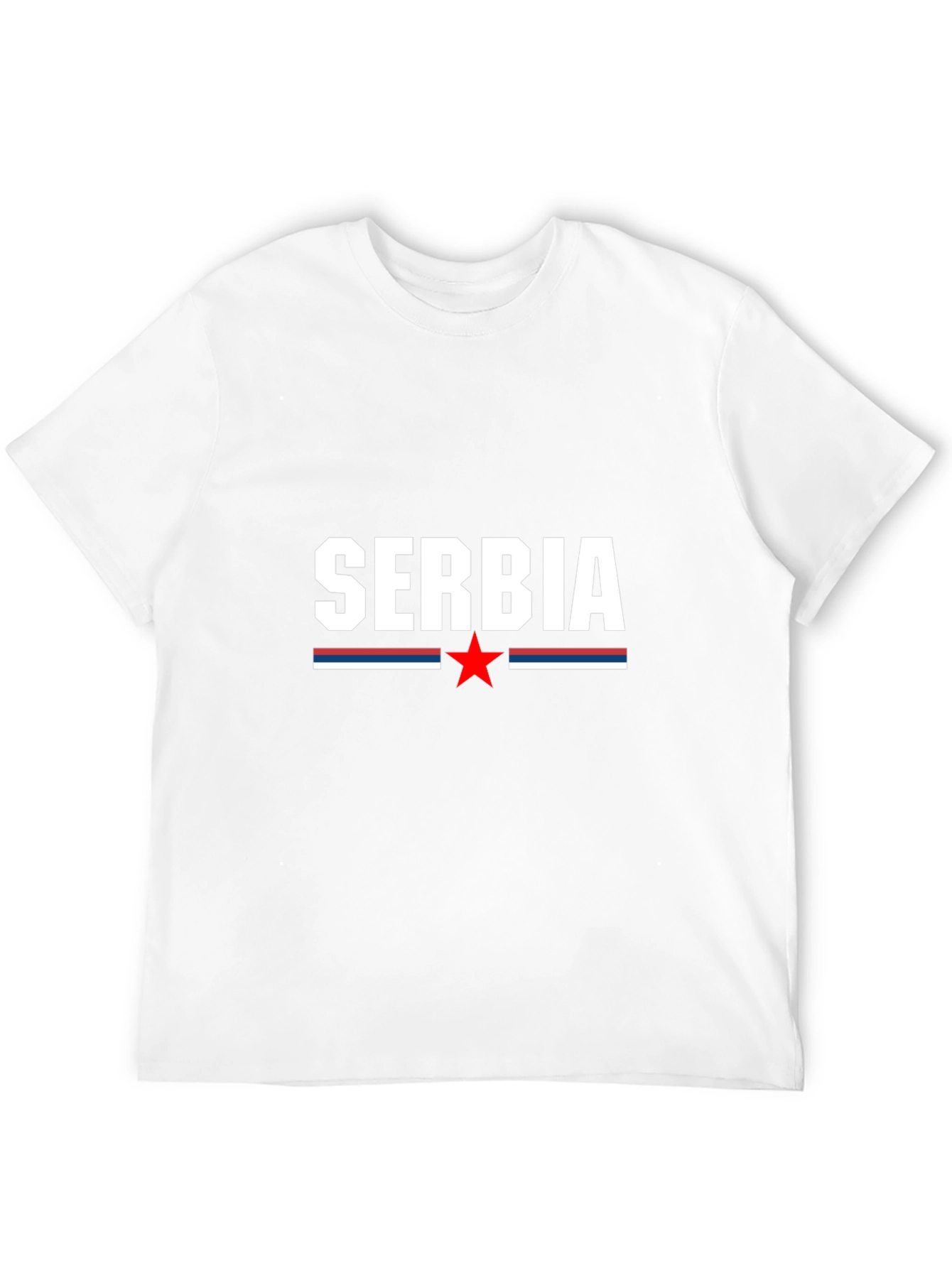 Serbia Pride T-Shirt - Black Cotton Tee