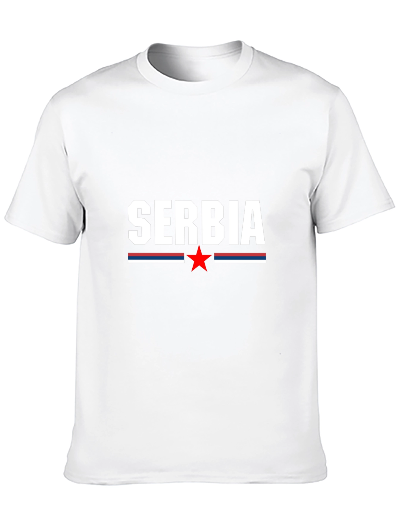 Serbia Pride T-Shirt - Black Cotton Tee