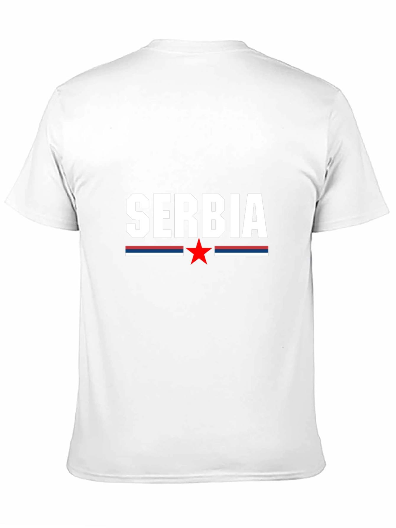 Serbia Pride T-Shirt - Black Cotton Tee