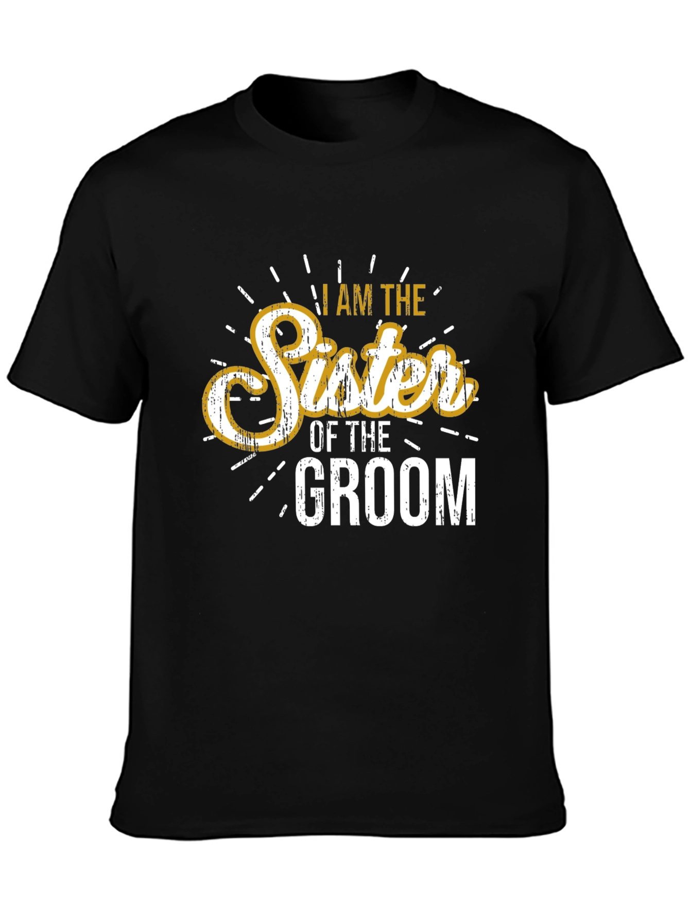 Sister of the Groom Wedding T-Shirt