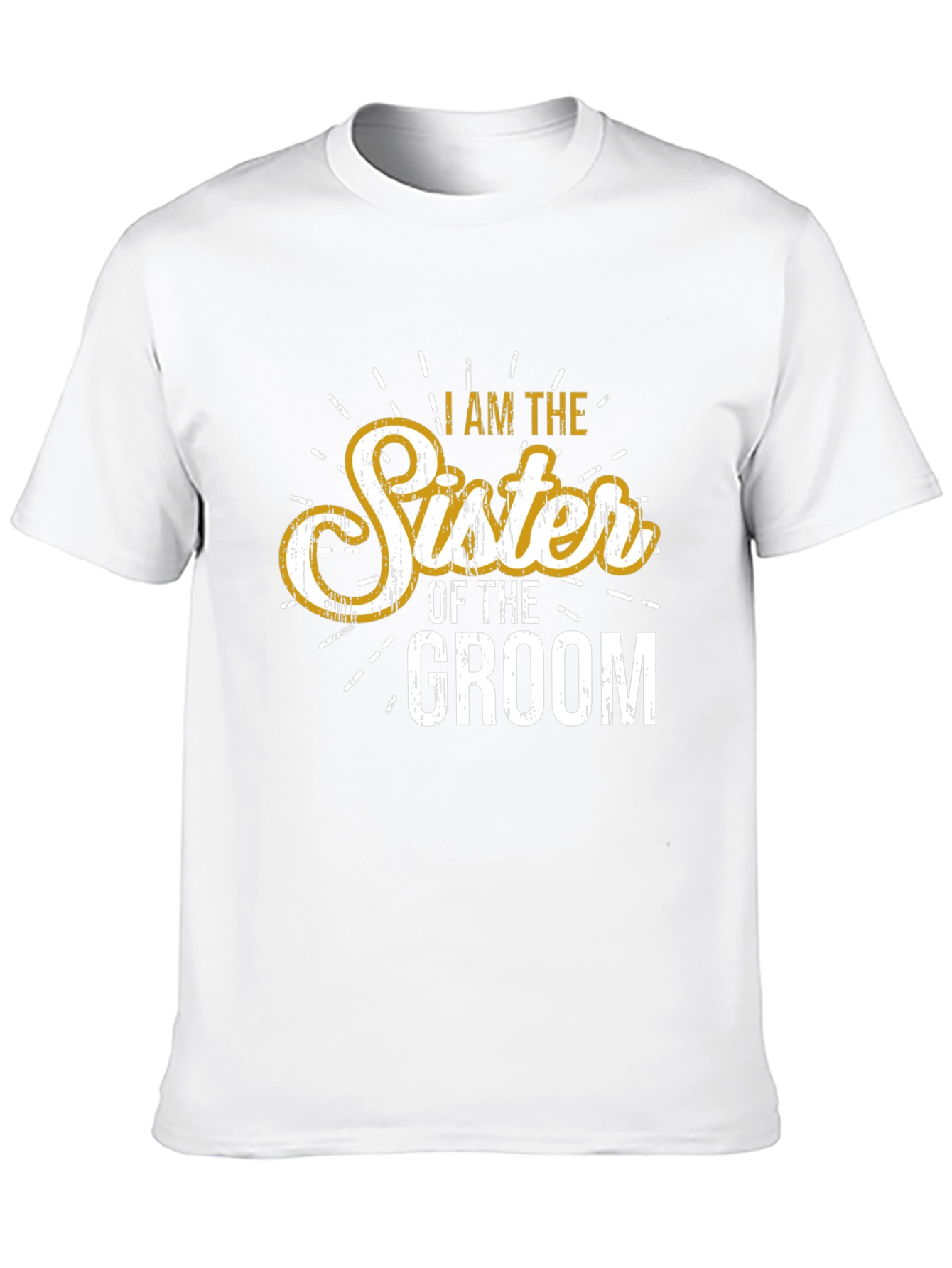 Sister of the Groom Wedding T-Shirt