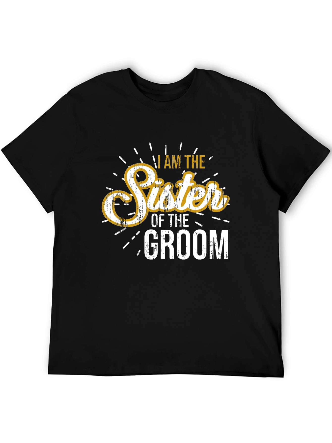 Sister of the Groom Wedding T-Shirt