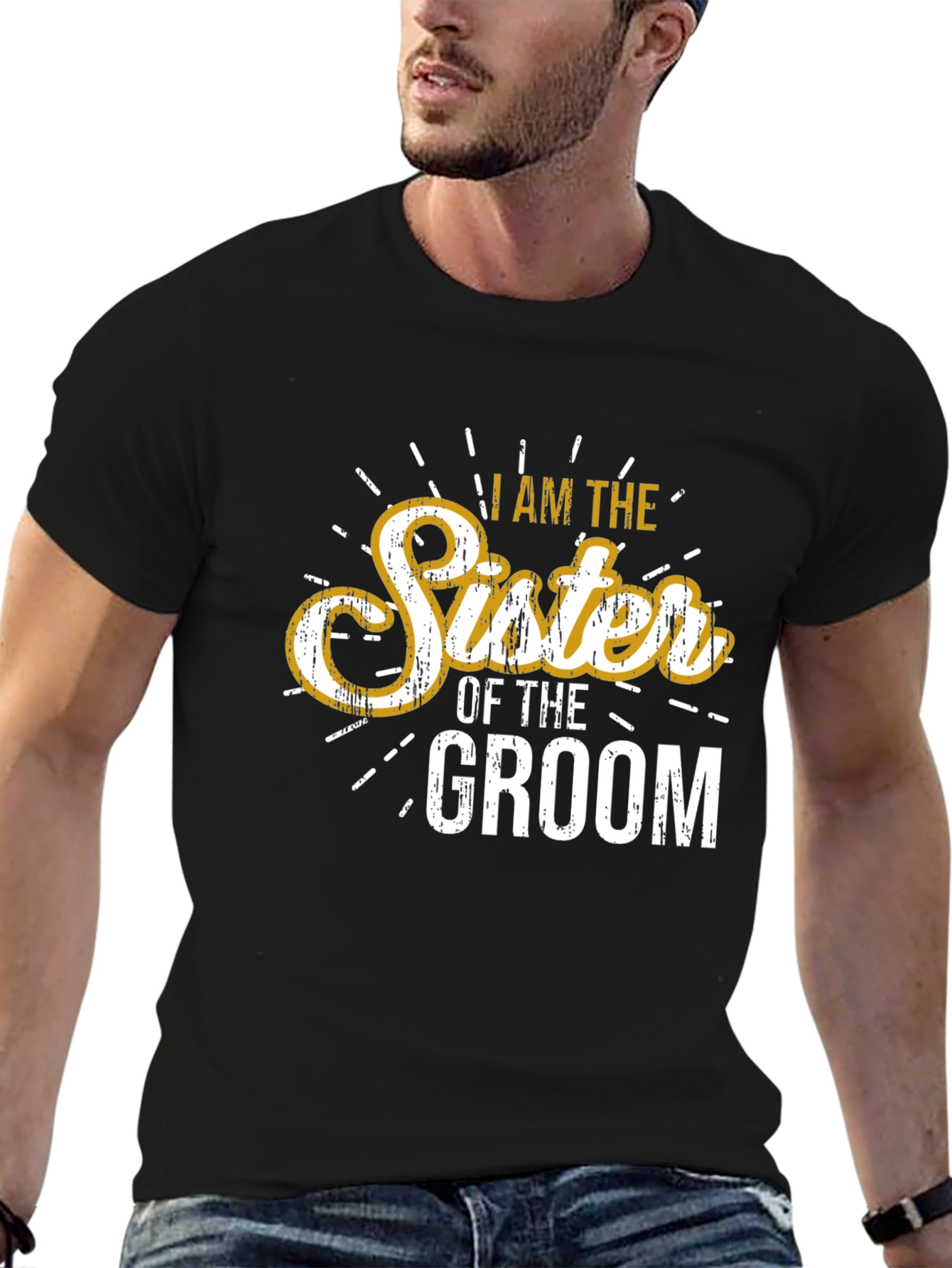 Sister of the Groom Wedding T-Shirt