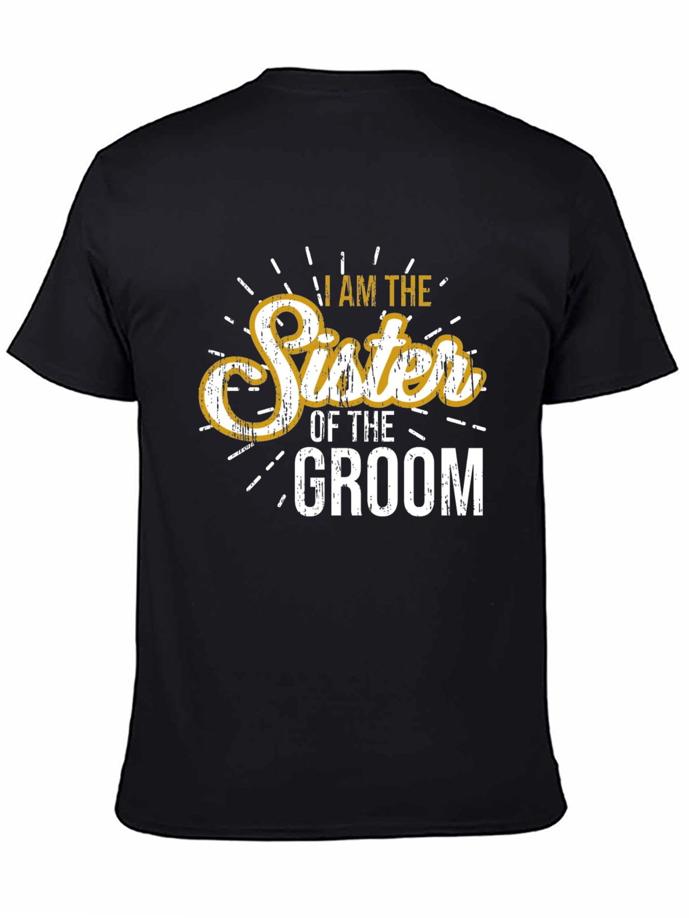 Sister of the Groom Wedding T-Shirt