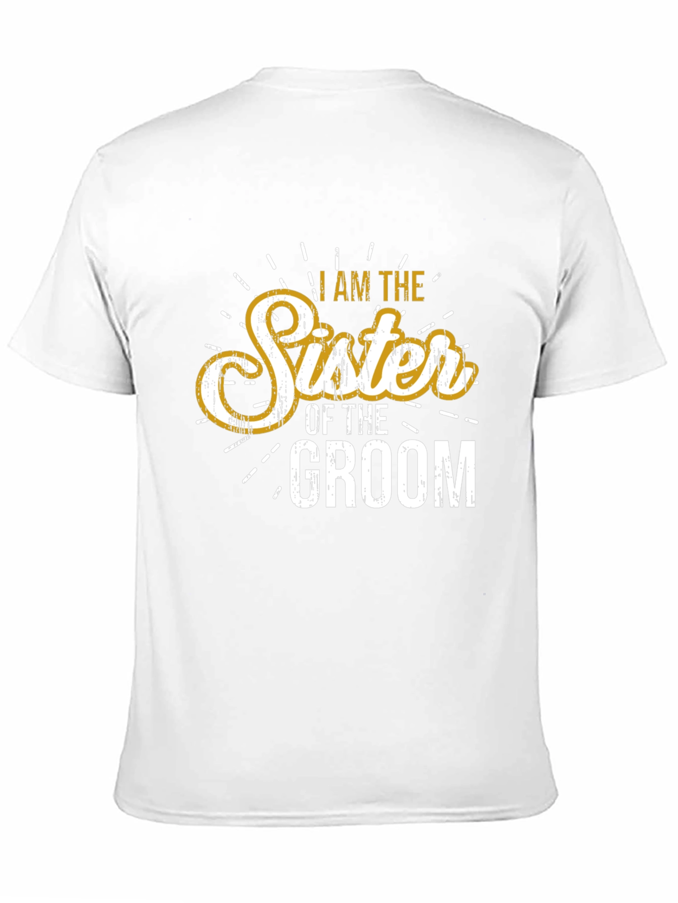 Sister of the Groom Wedding T-Shirt