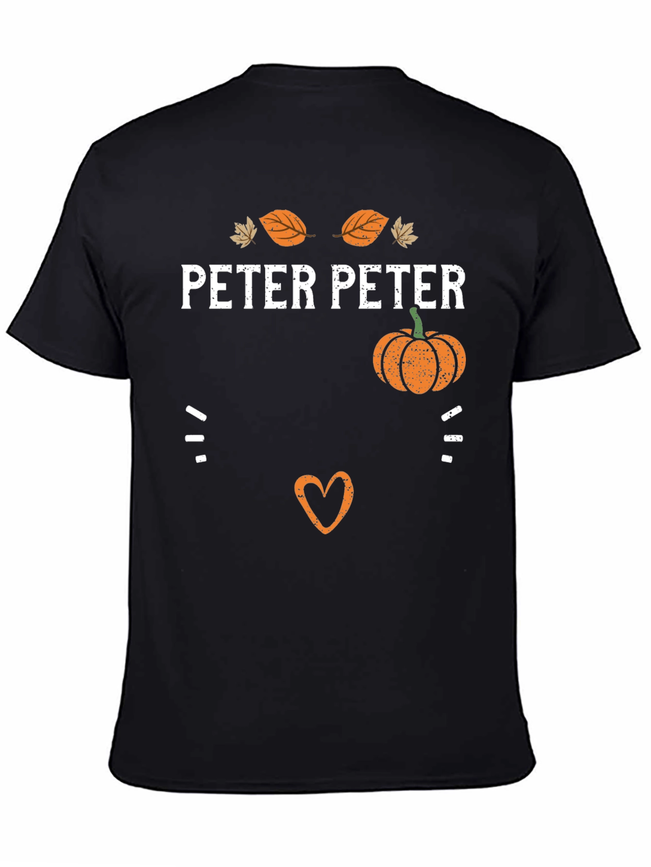 Peter Peter Pumpkin Eater Funny Graphic T-Shirt