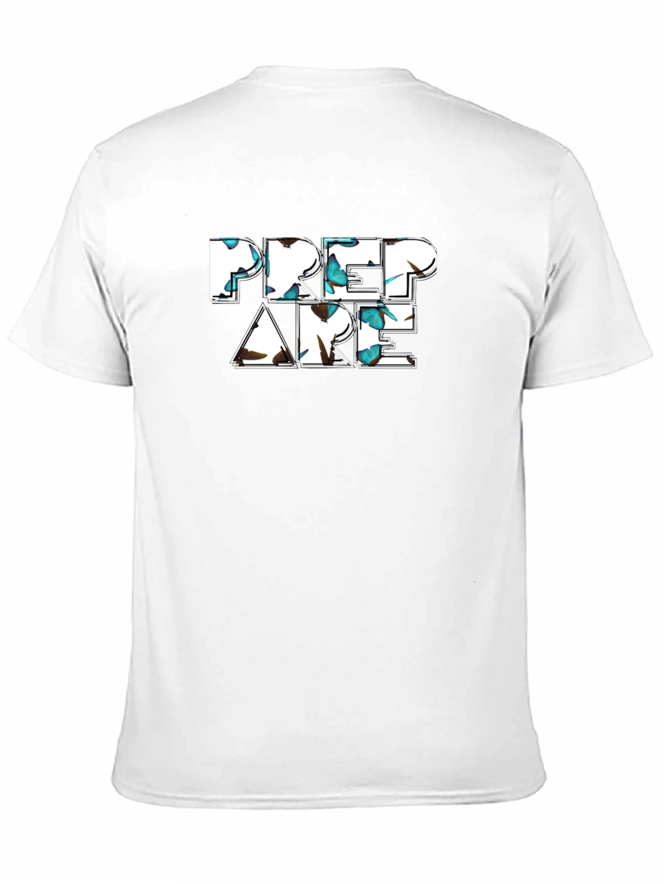 Prep-Are Black Graphic Tee - Motivational Style