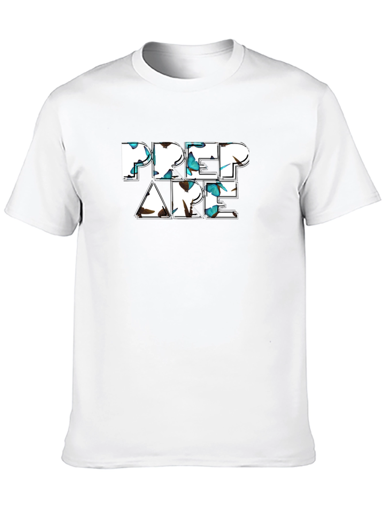 Prep-Are Black Graphic Tee - Motivational Style