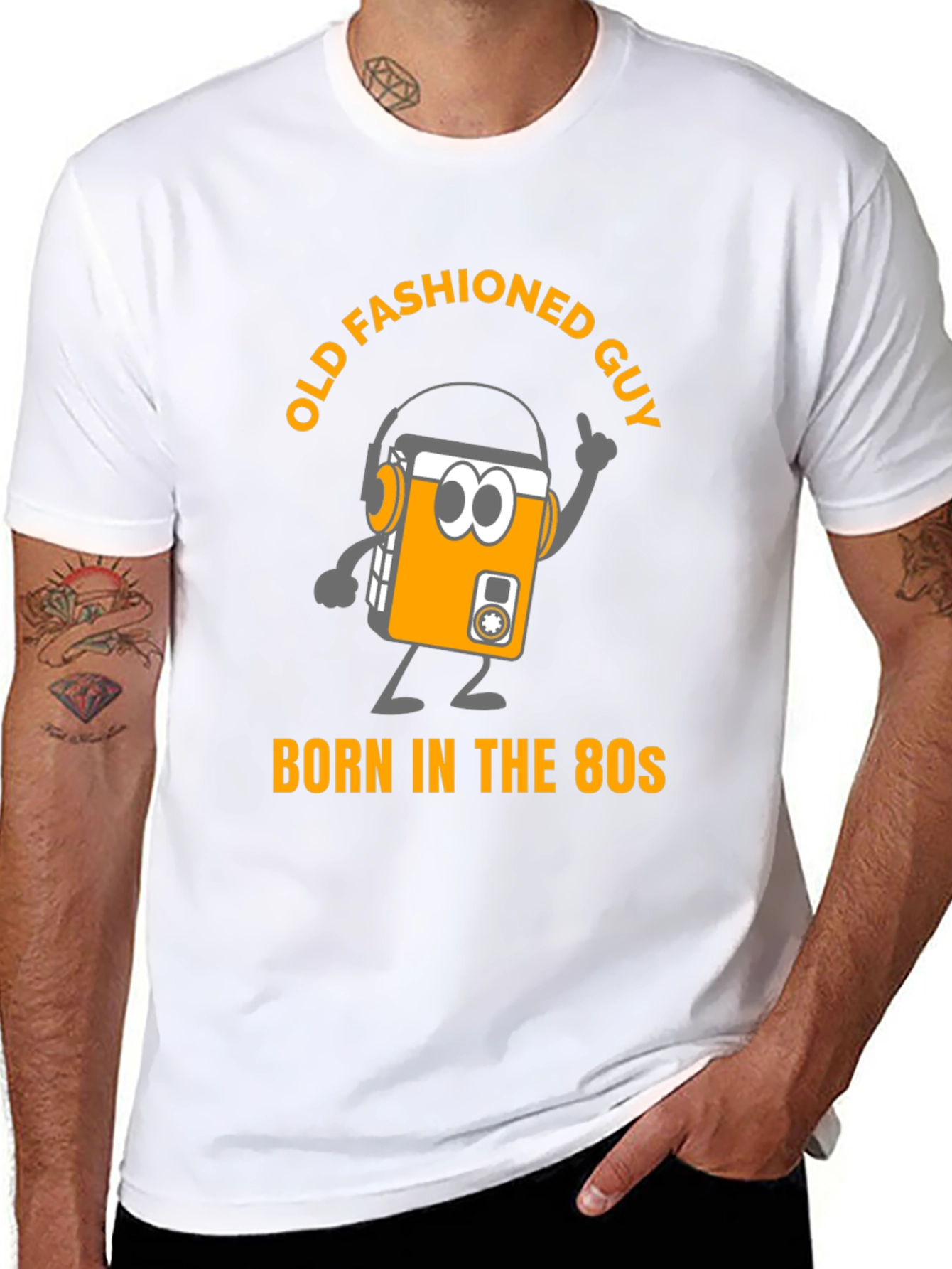 Old Fashioned Guy Born in the 80s T-Shirt