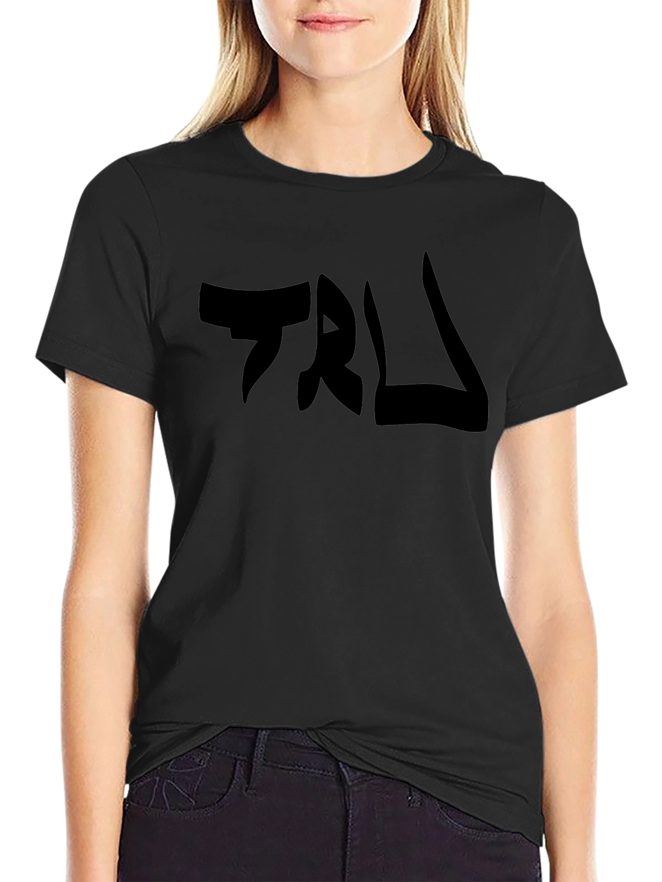 Mens Black TRL Graphic Tee - Casual Style