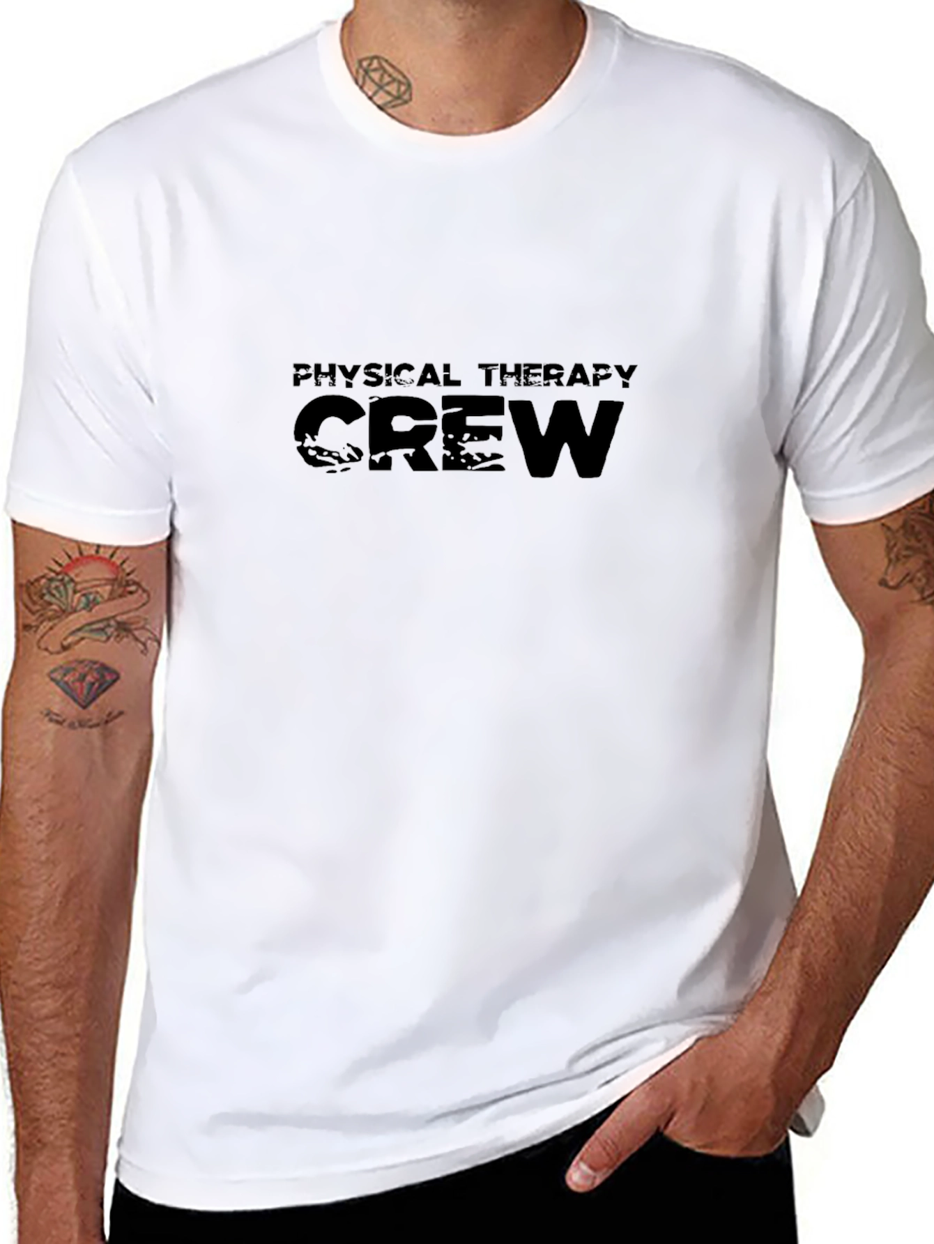 Physical Therapy Crew Black T-Shirt