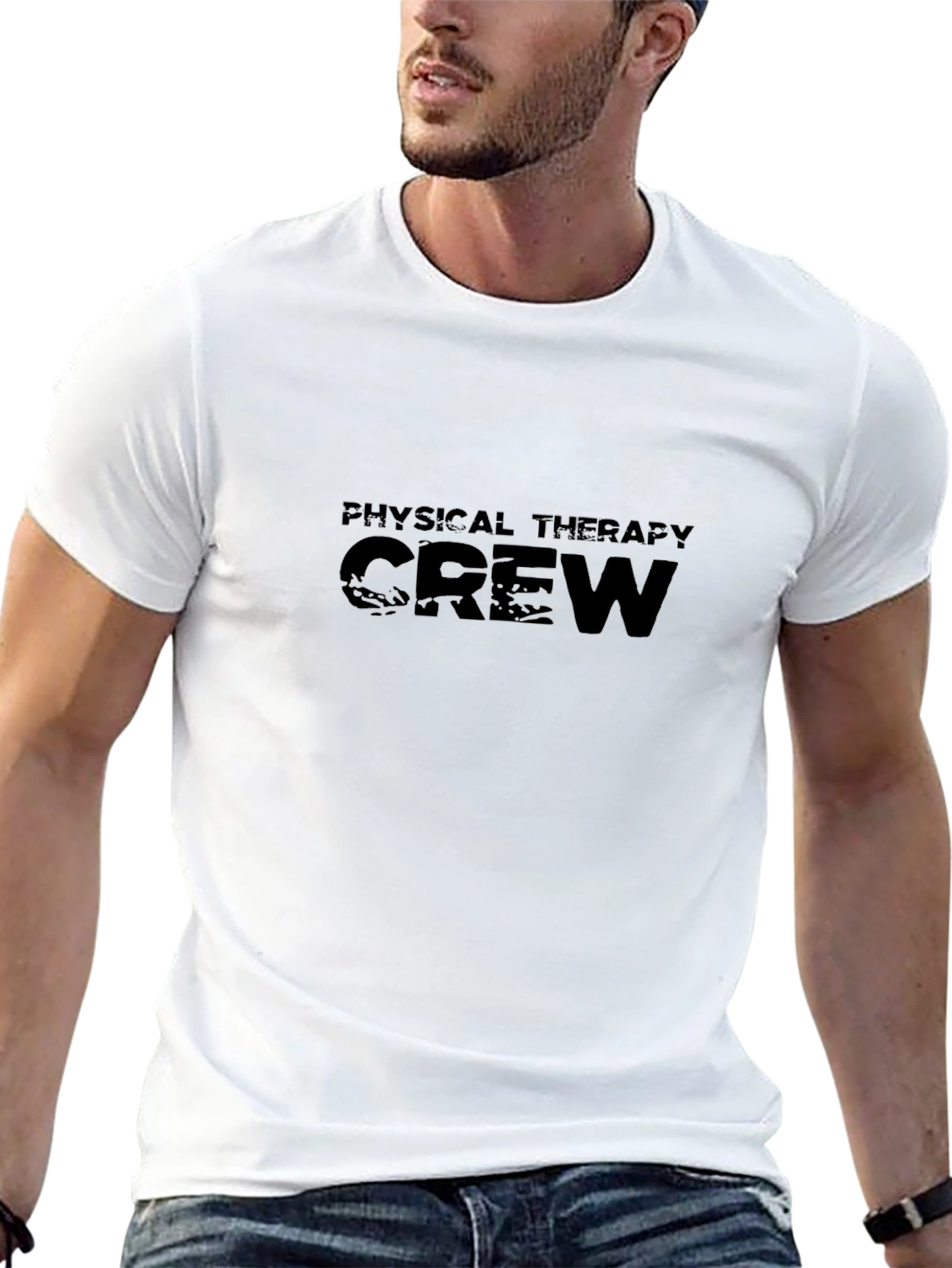 Physical Therapy Crew Black T-Shirt