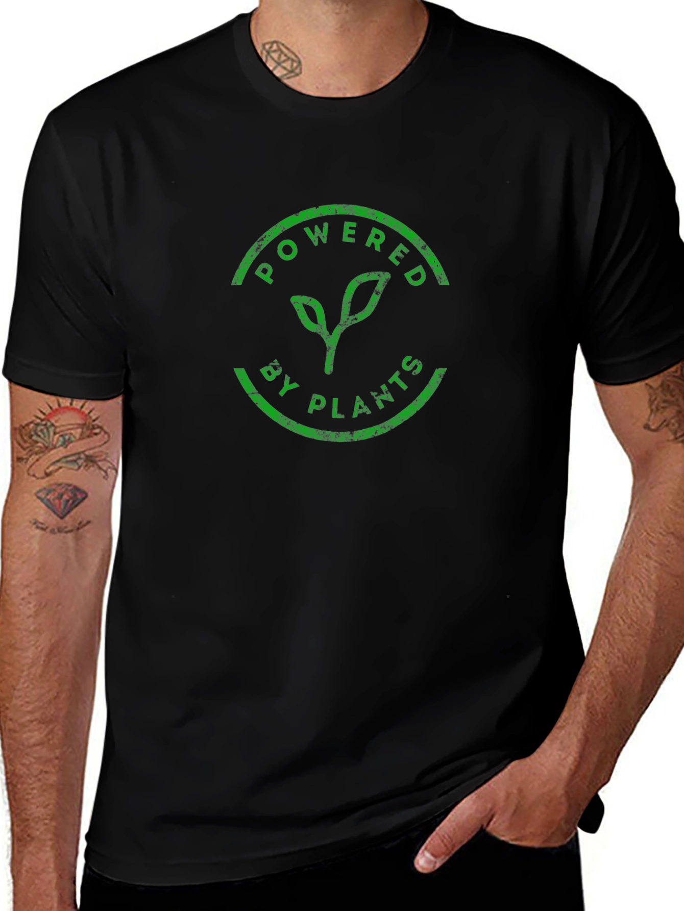 Powered by Plants Graphic T-Shirt - Vegan Friendly