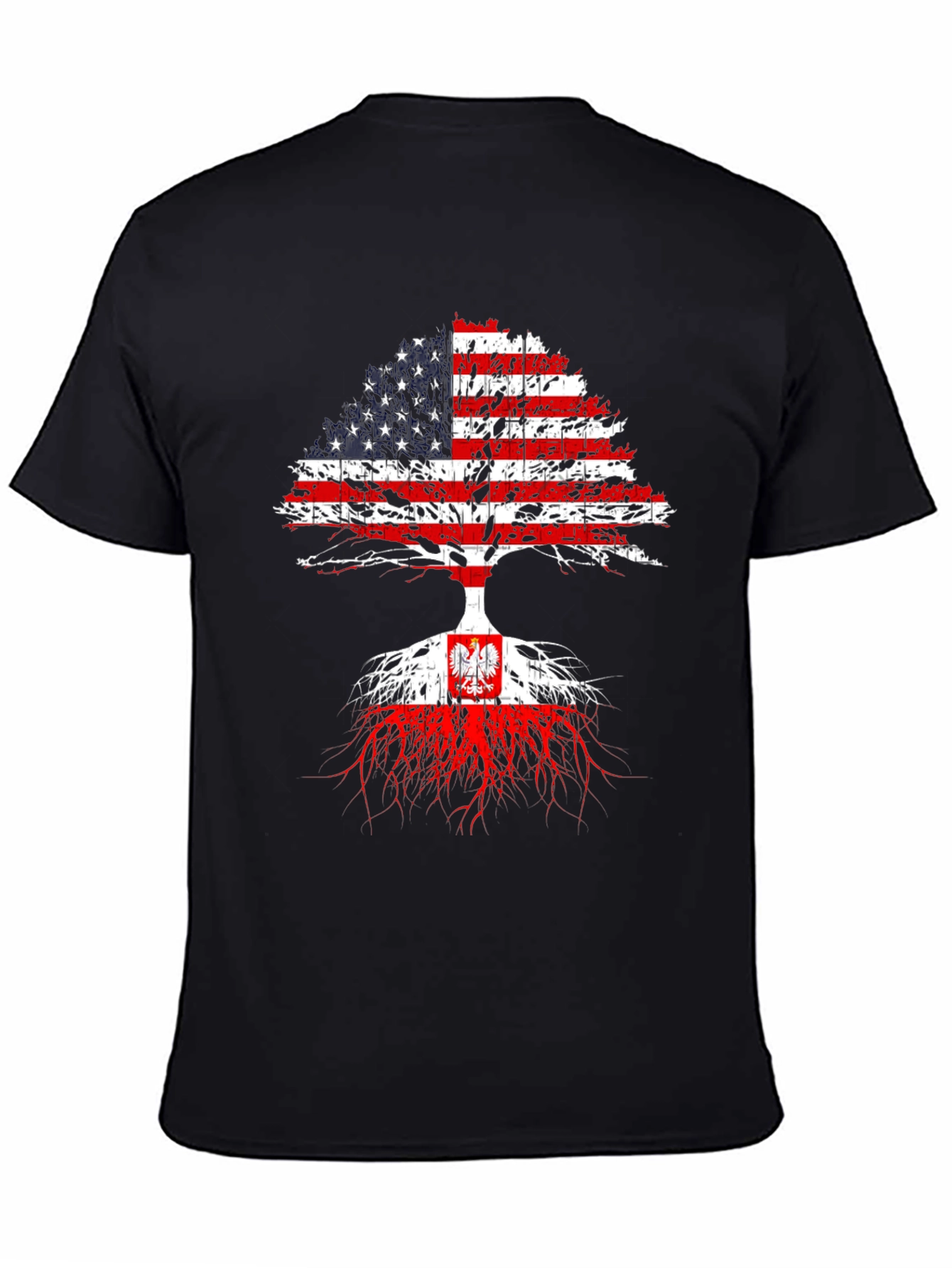 USA Poland Roots T-Shirt