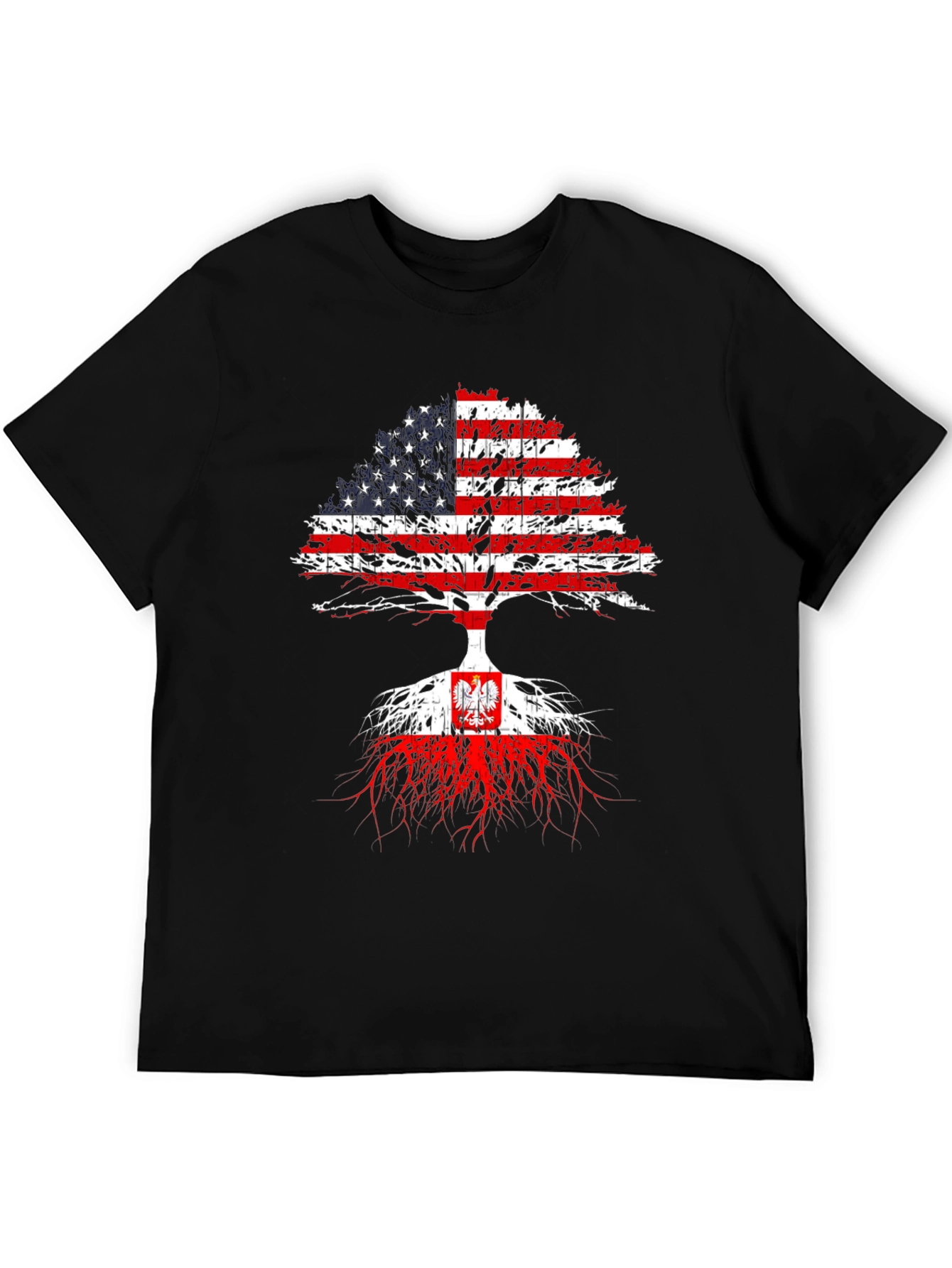 USA Poland Roots T-Shirt
