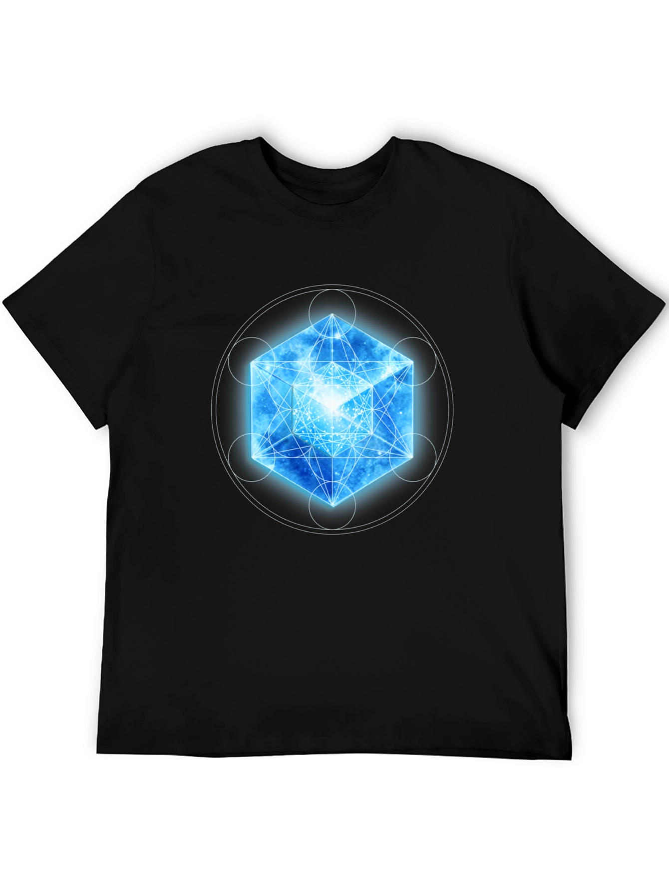Geometric Cube T-Shirt - Unique Design