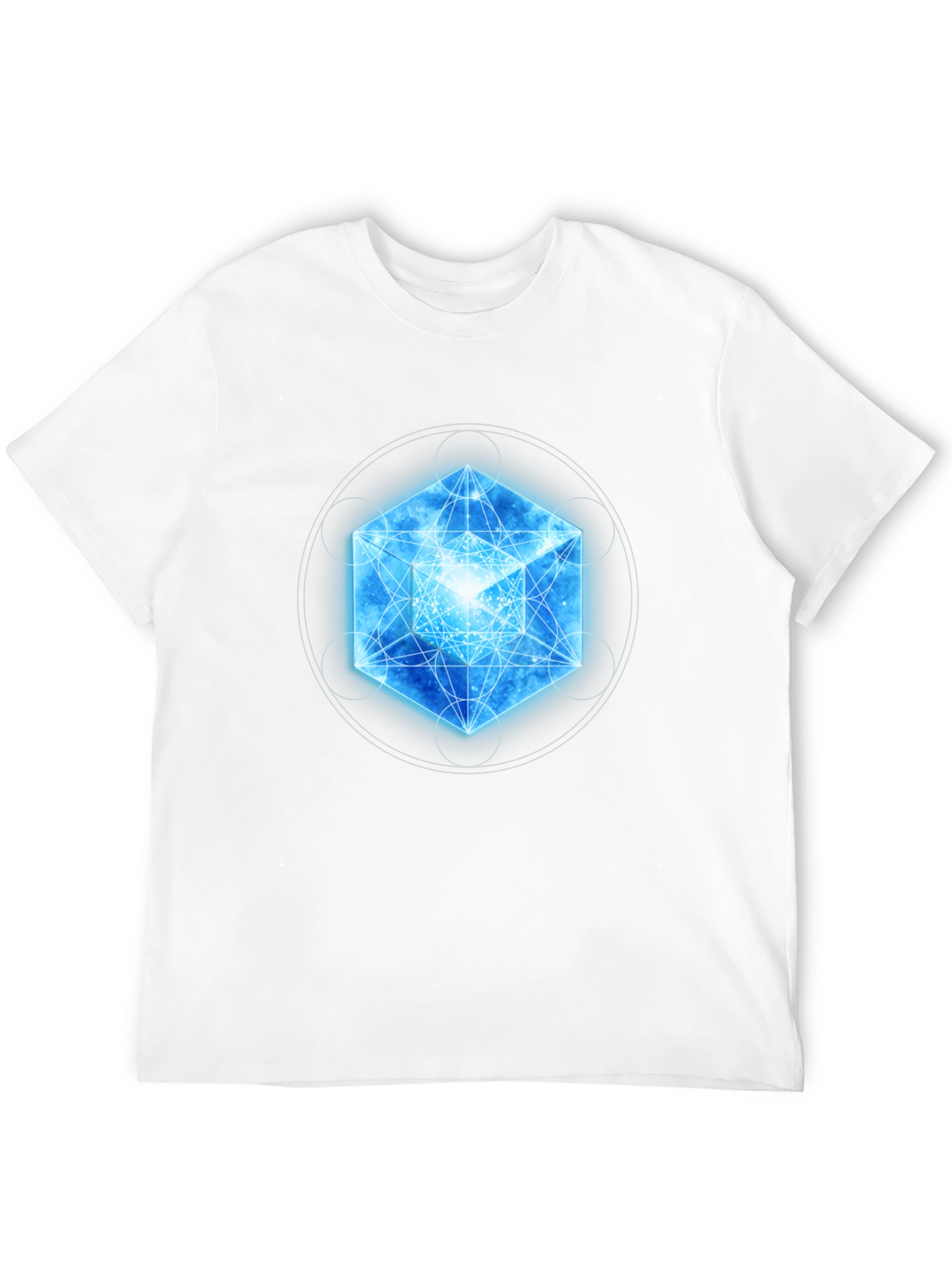 Geometric Cube T-Shirt - Unique Design