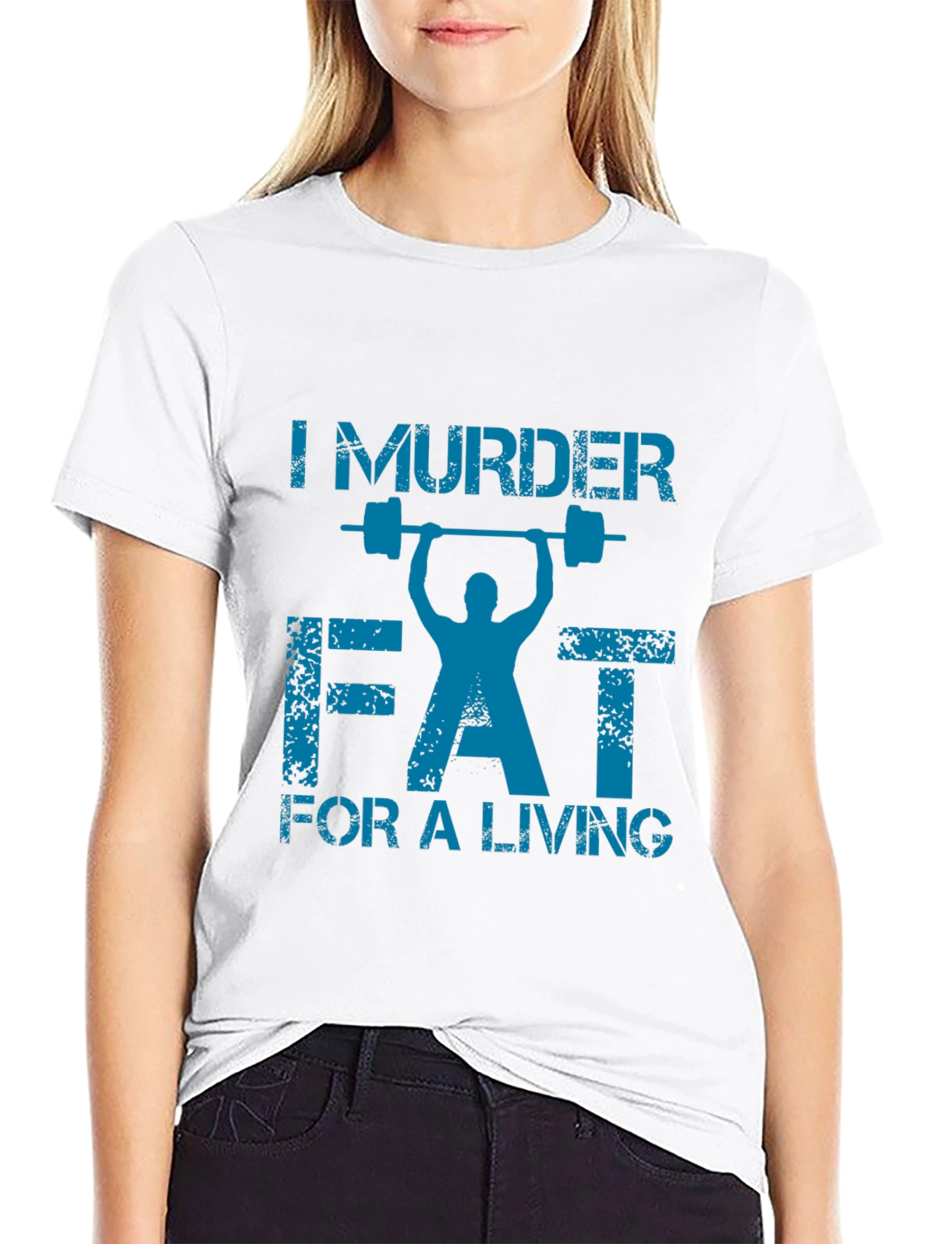 I Murder Fat for a Living Gym T-Shirt