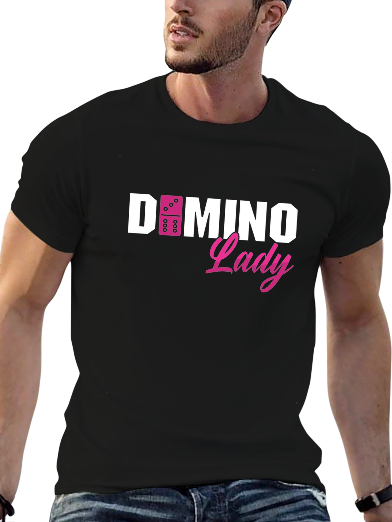 Domino Lady Graphic T-Shirt - Unique & Stylish Design