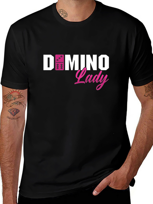 Domino Lady Graphic T-Shirt - Unique & Stylish Design