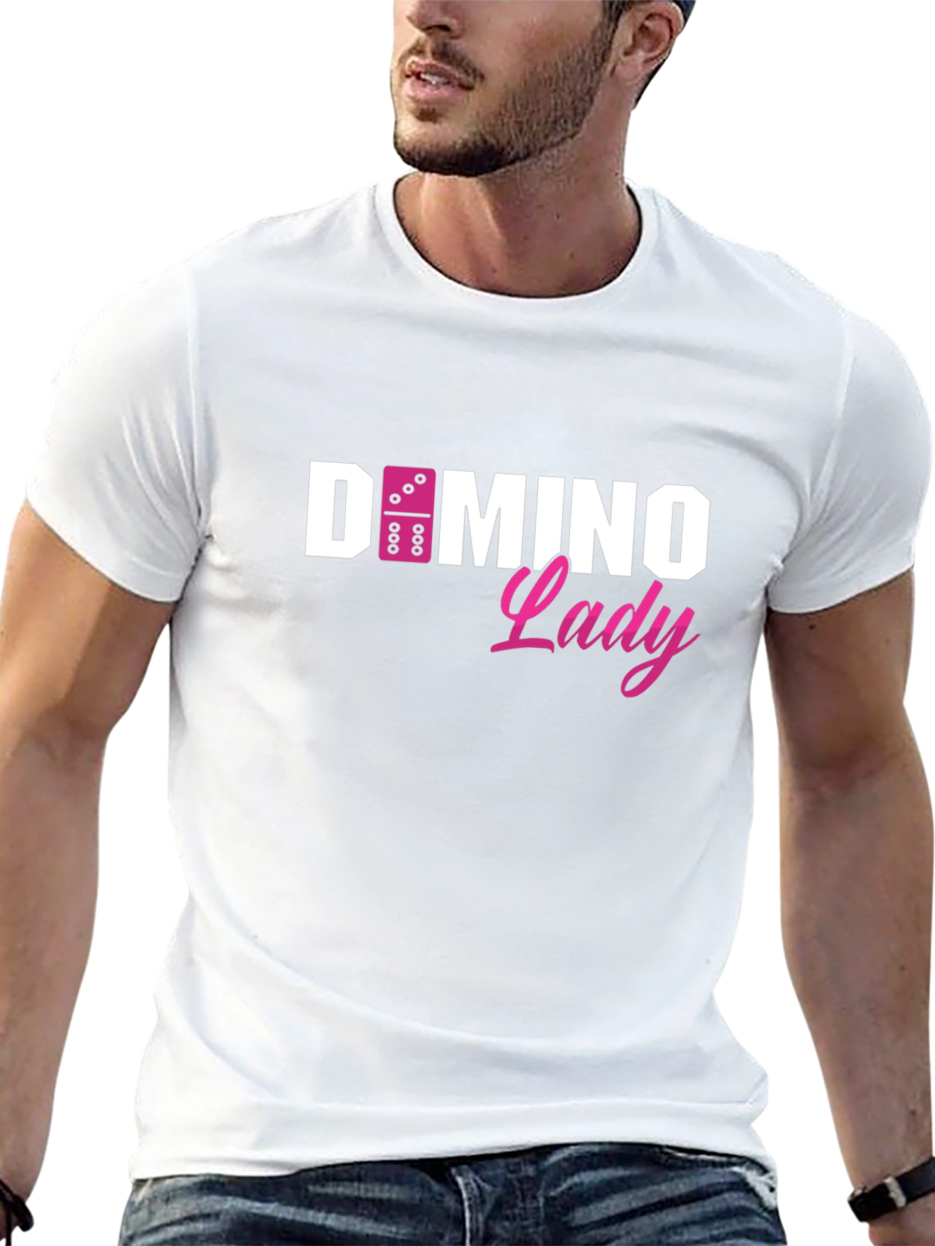 Domino Lady Graphic T-Shirt - Unique & Stylish Design