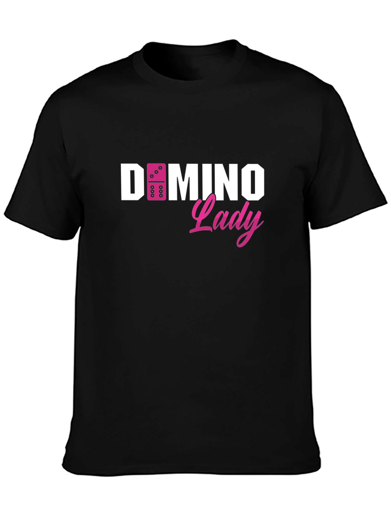Domino Lady Graphic T-Shirt - Unique & Stylish Design