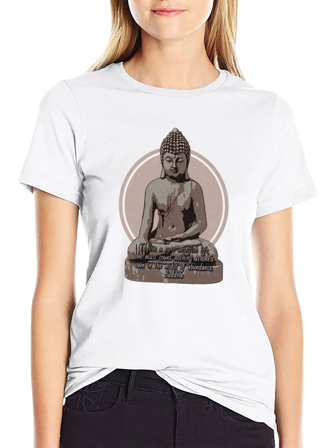 Buddha Quote Graphic Tee