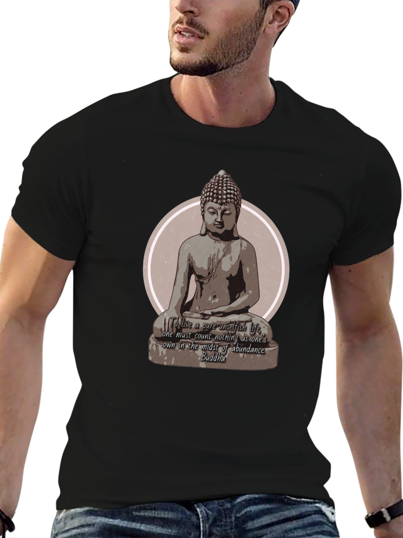 Buddha Quote Graphic Tee