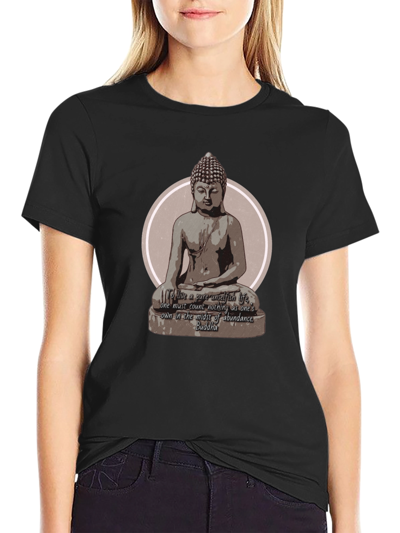 Buddha Quote Graphic Tee