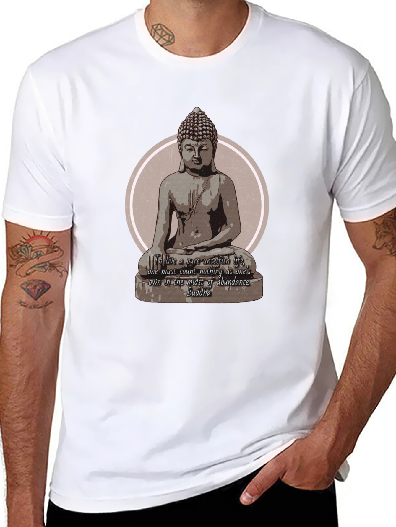 Buddha Quote Graphic Tee
