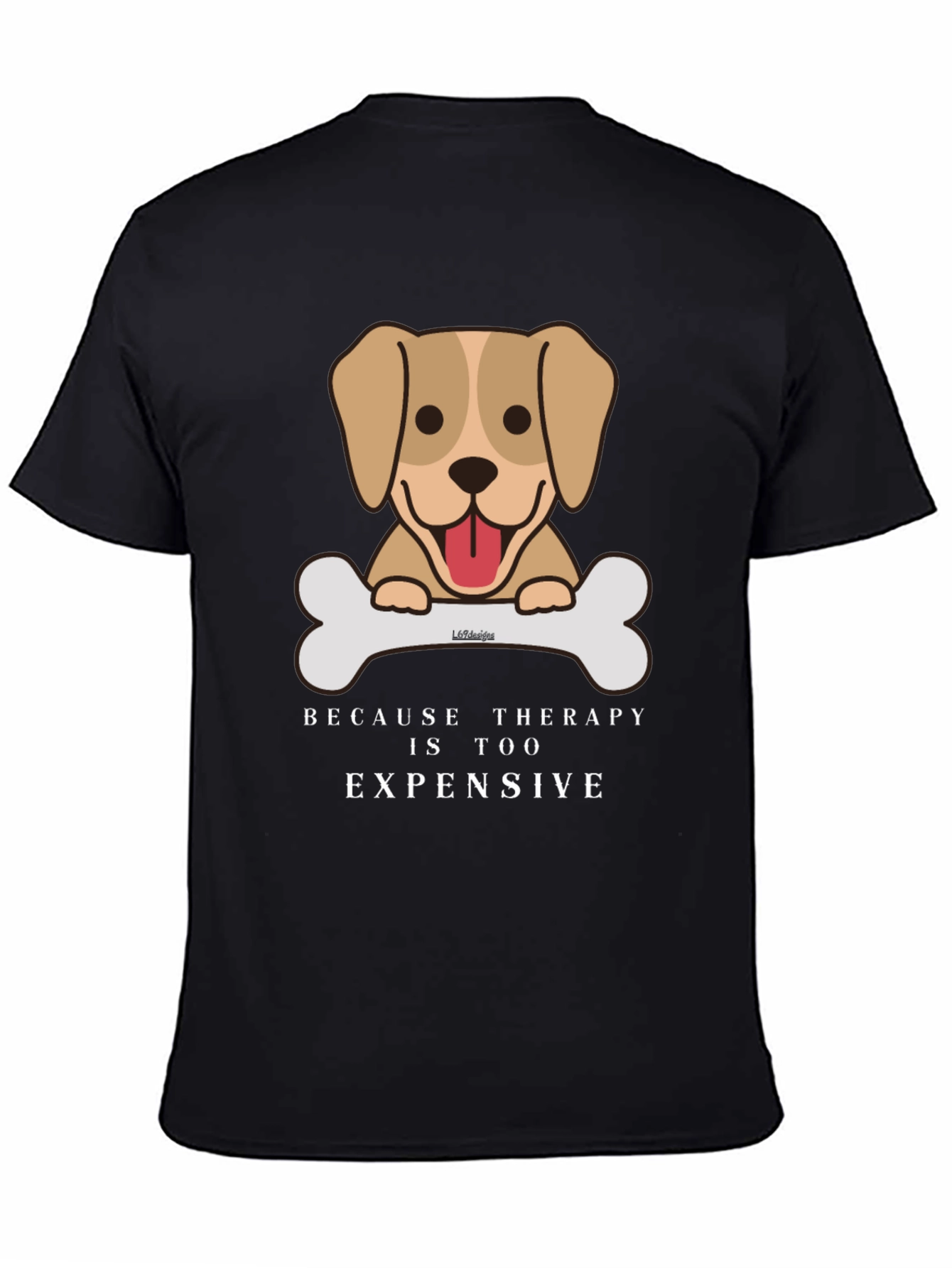 Dog Therapy Humor Tee